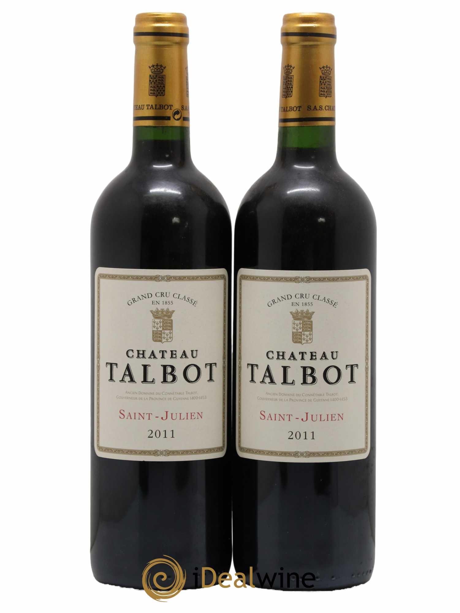 Château Talbot 4ème Grand Cru Classé 2011 - Lot de 2 bouteilles - 0