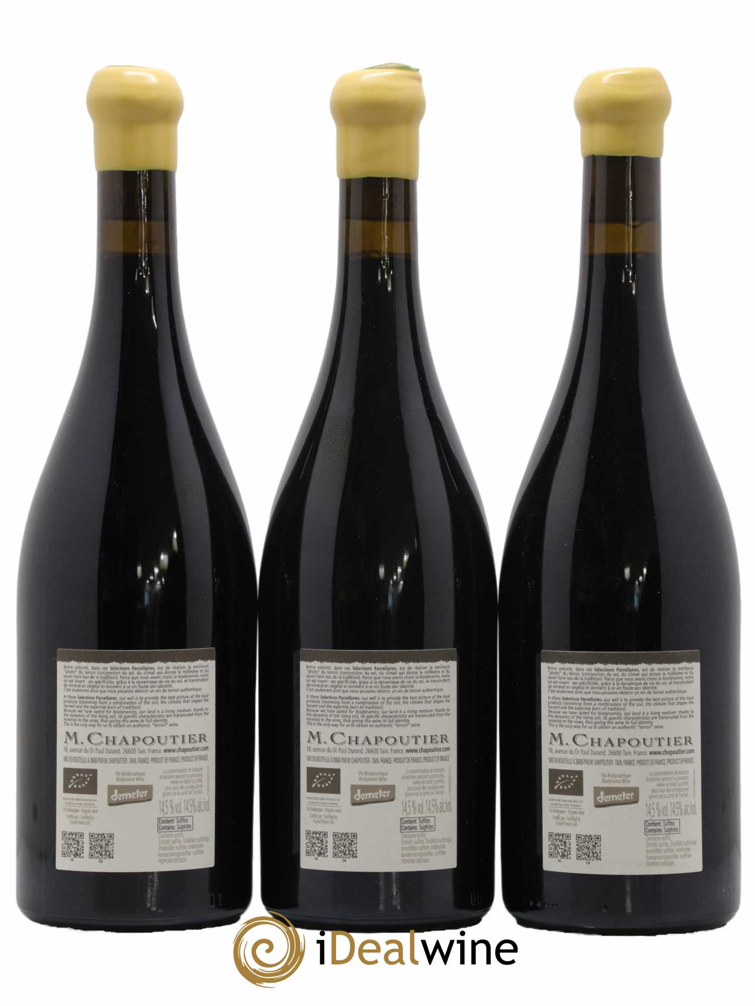 Hermitage Ermitage Le Pavillon Chapoutier 2020 - Lot de 3 bouteilles - 1