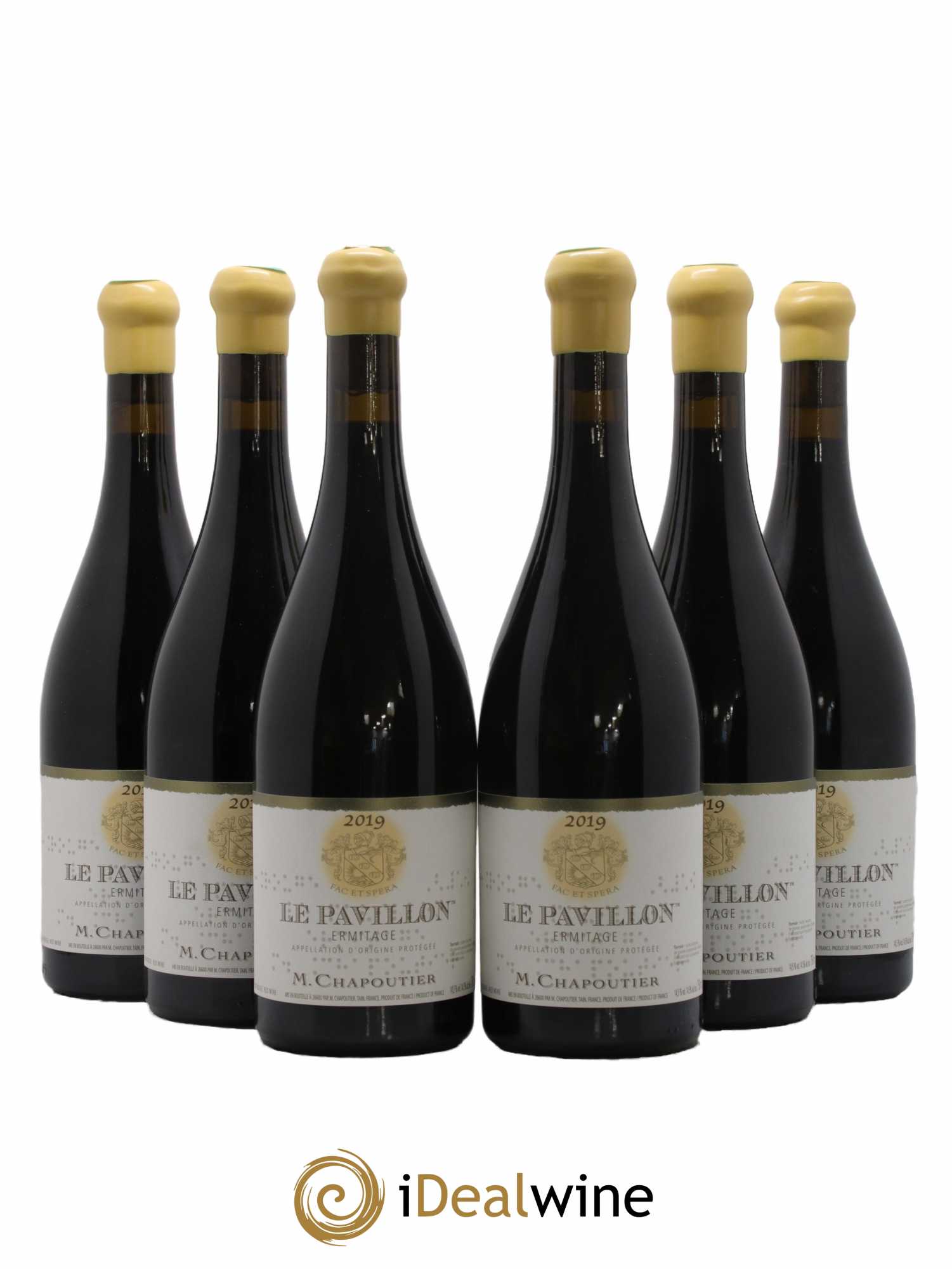 Hermitage Ermitage Le Pavillon Chapoutier 2019 - Lot de 6 bouteilles - 0