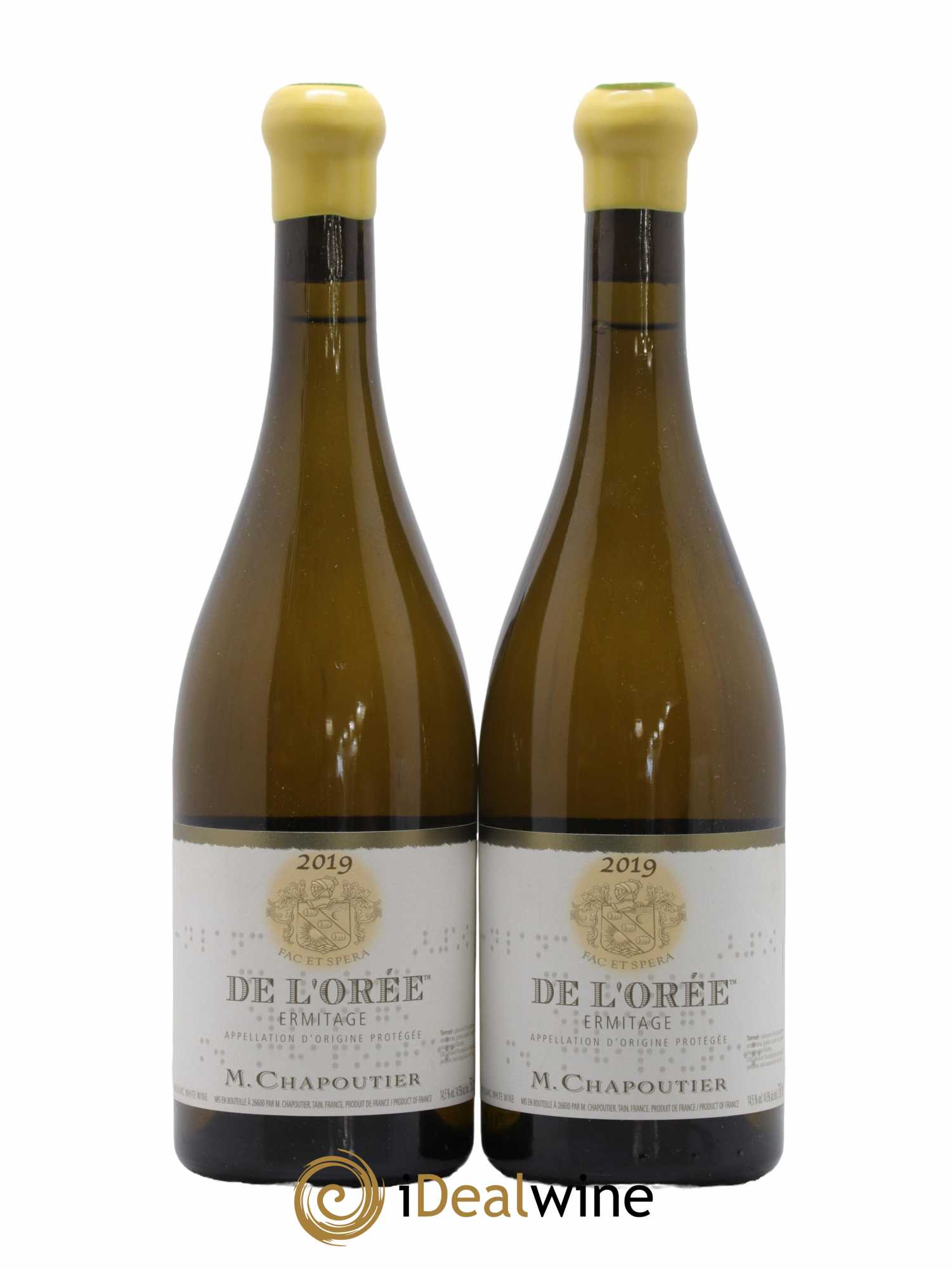 Hermitage Ermitage de l'Orée Chapoutier 2019 - Posten von 2 Flaschen - 0