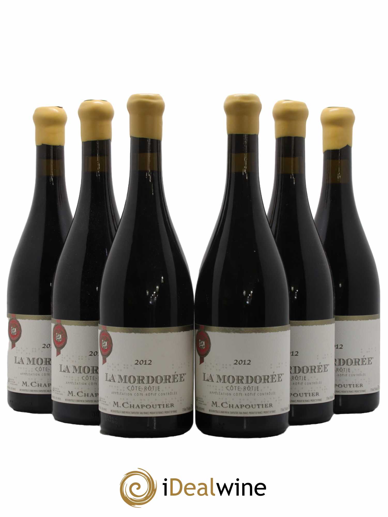Côte-Rôtie La Mordorée Chapoutier 2012 - Lot de 6 bouteilles - 0
