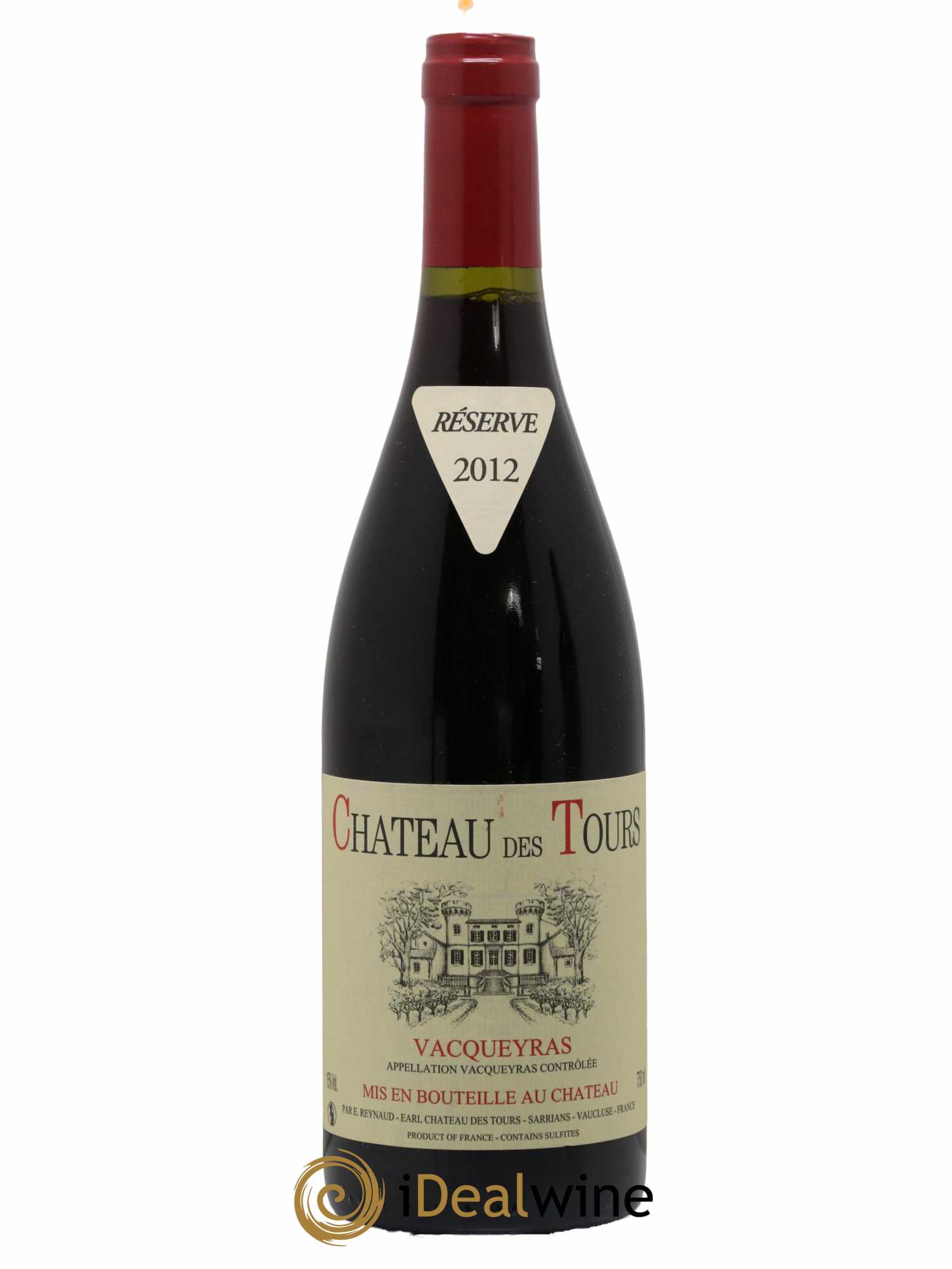 Vacqueyras Château des Tours Emmanuel Reynaud 2012 - Lot de 1 bouteille - 0