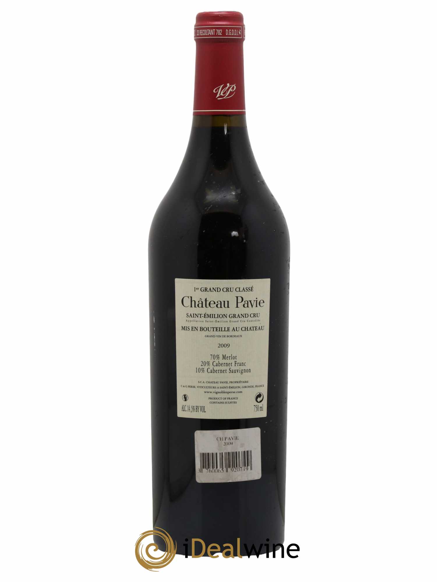 Château Pavie 1er Grand Cru Classé A 2009 - Lot of 1 bottle - 1