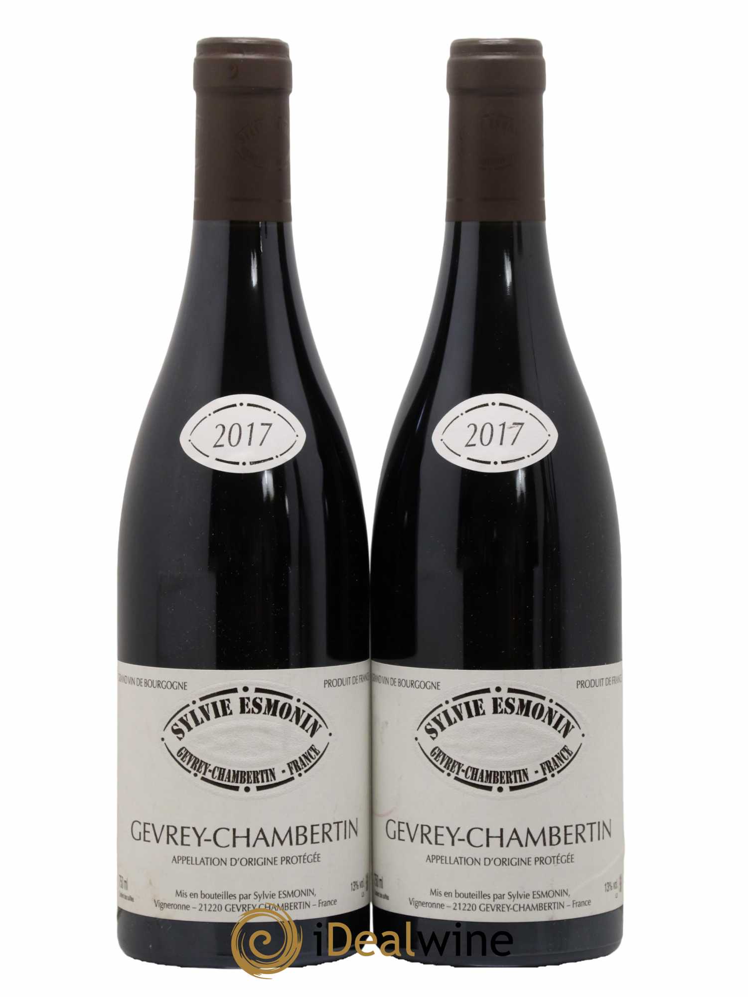 Gevrey-Chambertin Sylvie Esmonin 2017 - Lot de 2 bouteilles - 0