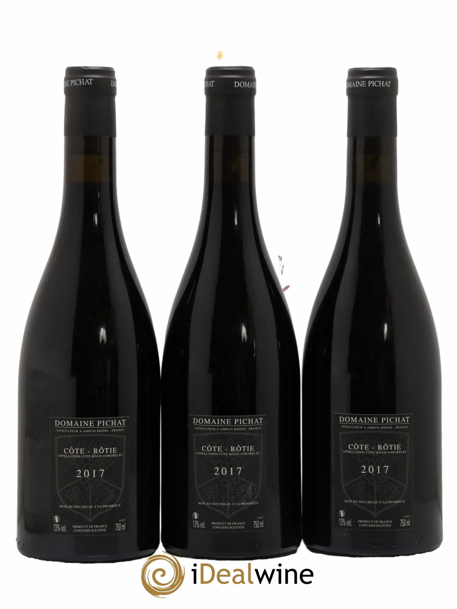 Côte-Rôtie Les Grandes Places Pichat (Domaine) 2017 - Lot de 3 bouteilles - 1