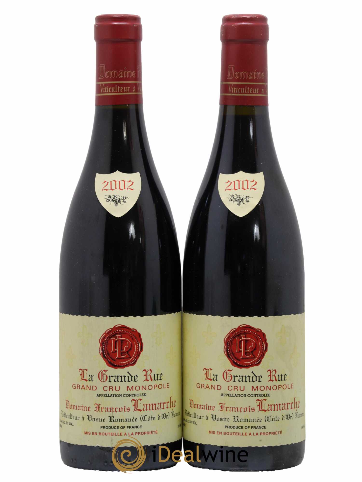 La Grande Rue Grand Cru Lamarche (Domaine) 2002 - Lot de 2 bouteilles - 0