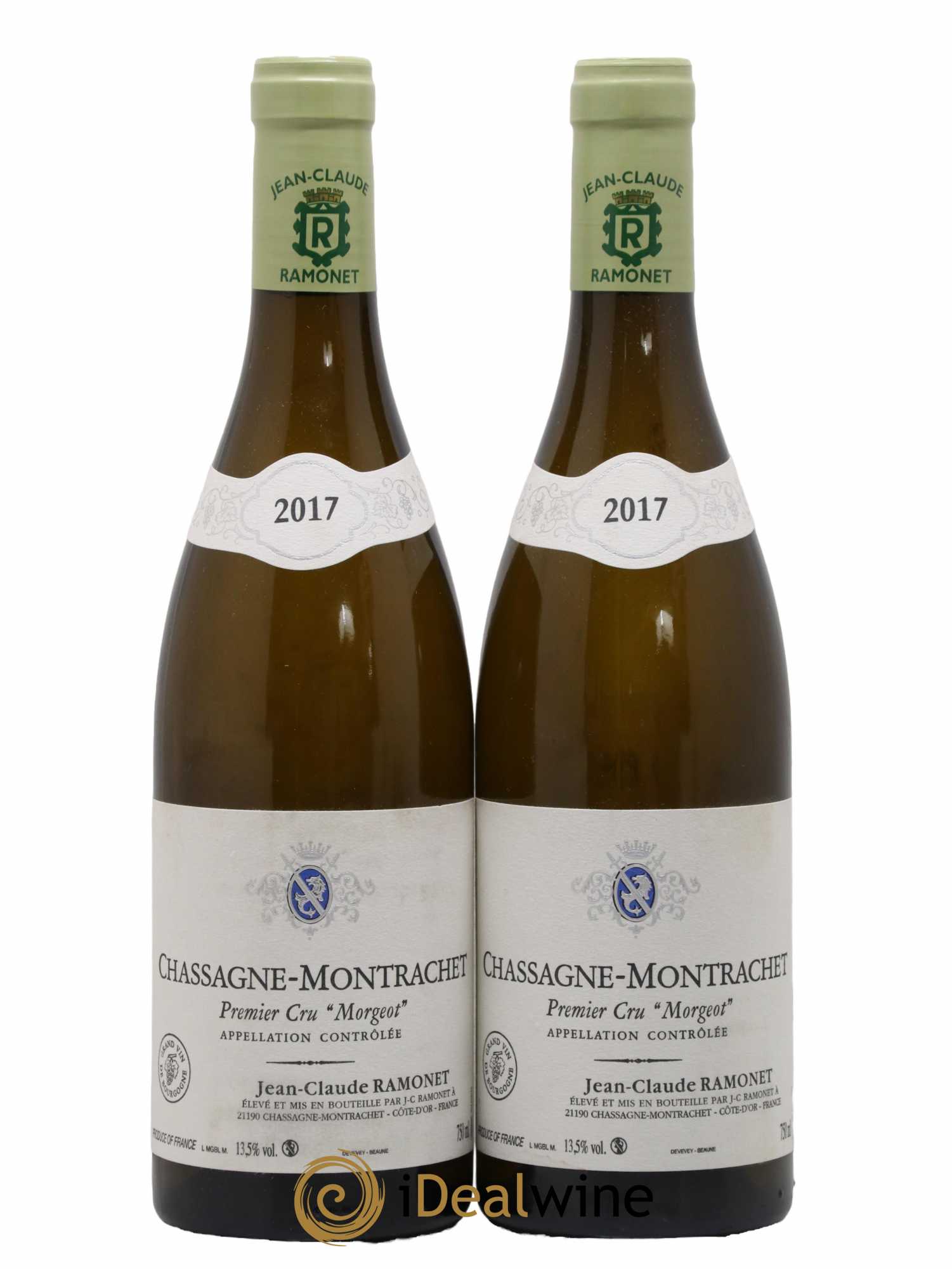 Chassagne-Montrachet 1er Cru Morgeot Ramonet (Domaine) 2017 - Lot de 2 bouteilles - 0