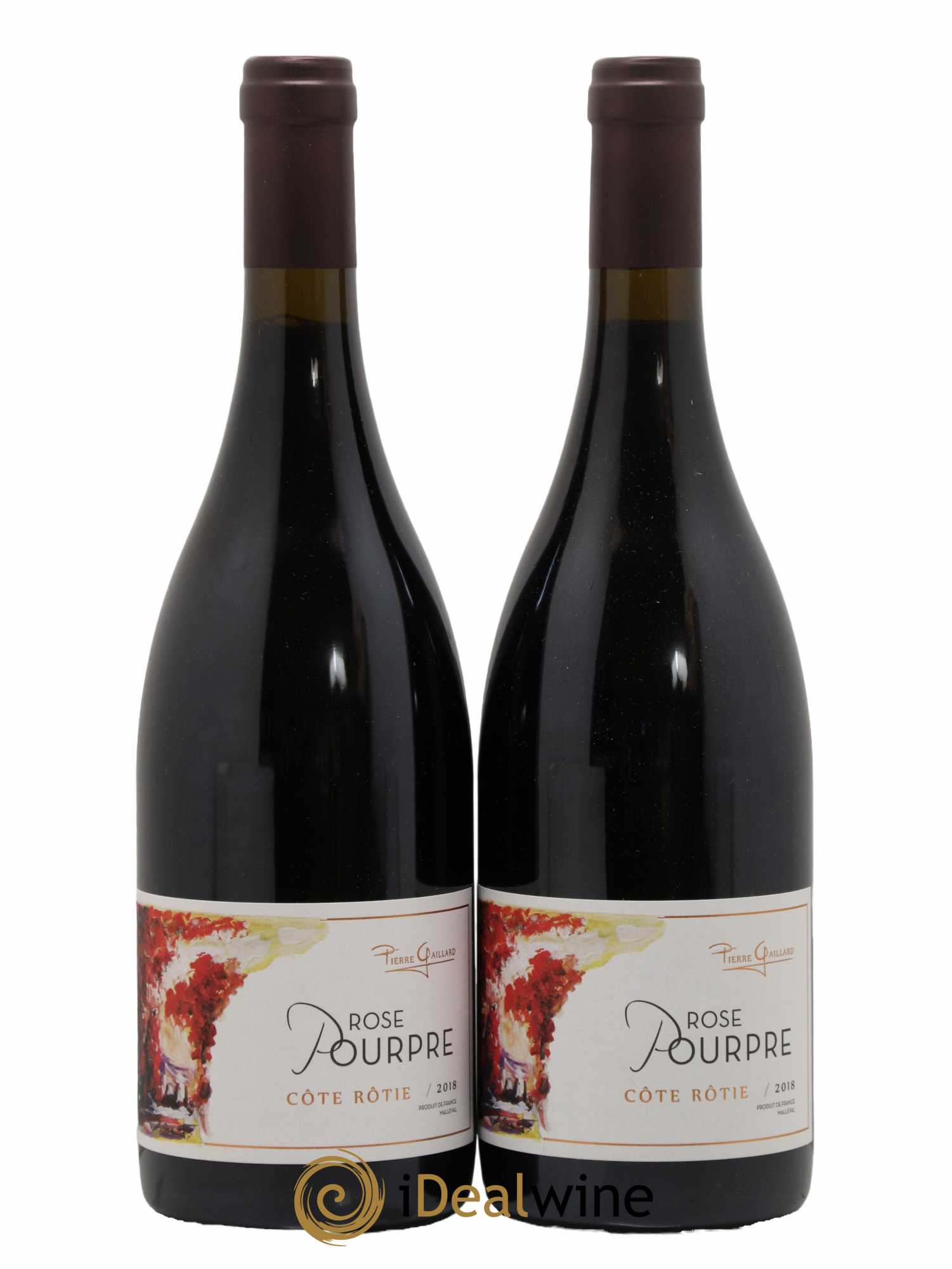 Côte-Rôtie Rose Pourpre Pierre Gaillard 2018 - Lot de 2 bouteilles - 0