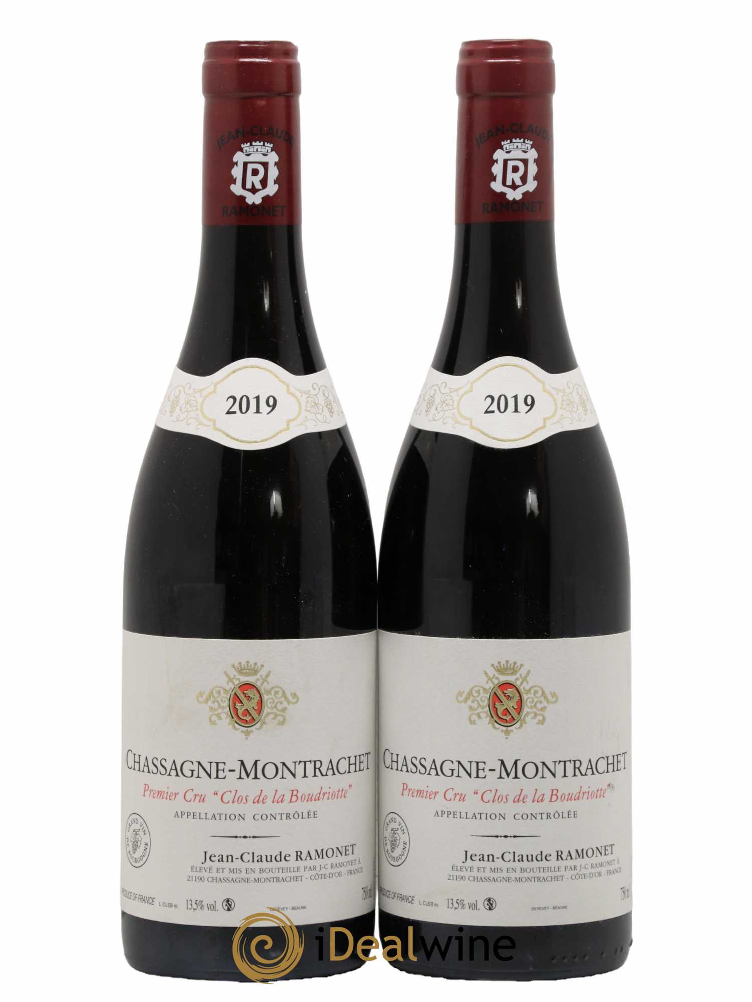Chassagne-Montrachet 1er Cru Clos de la Boudriotte Ramonet (Domaine) 2019 - Lot de 2 bouteilles - 0