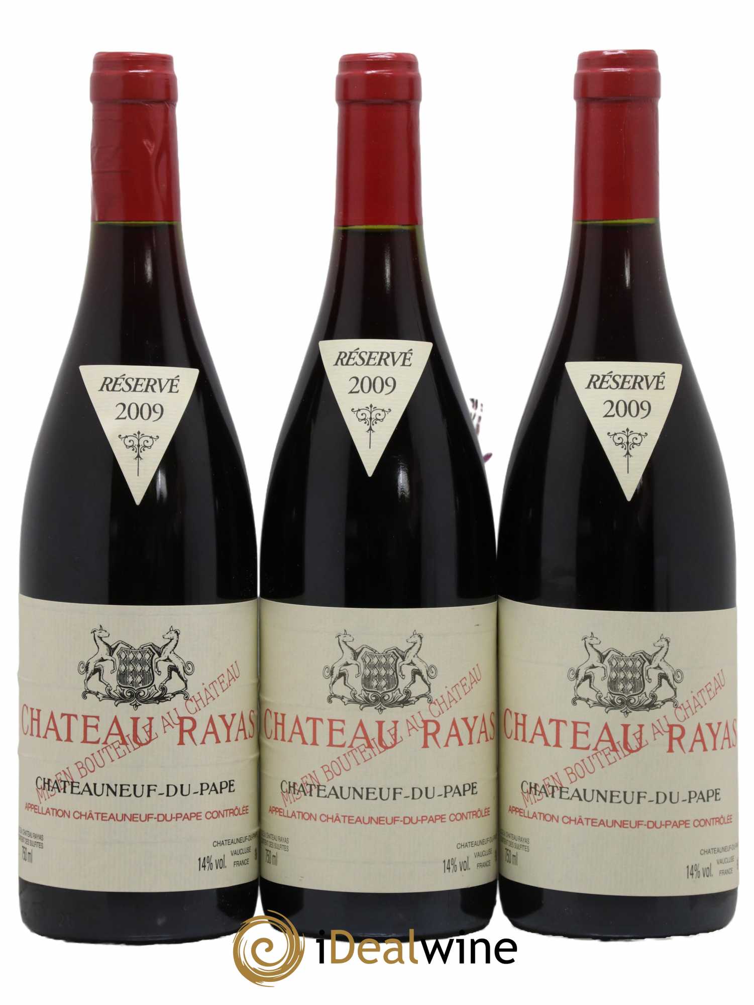 Châteauneuf-du-Pape Château Rayas Emmanuel Reynaud 2009 - Lot de 3 bouteilles - 0