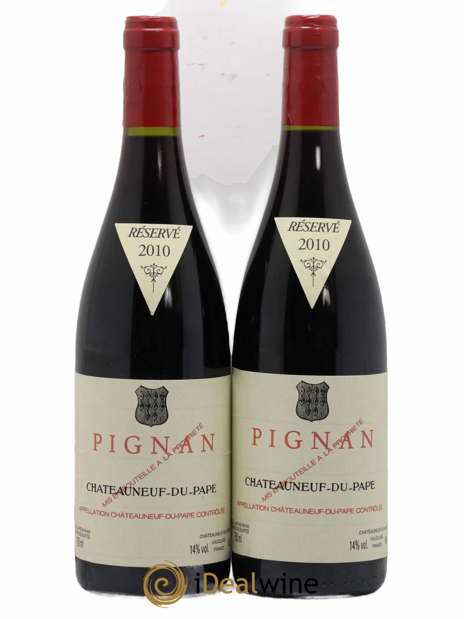 Châteauneuf-du-Pape Pignan Emmanuel Reynaud 2010 - Lot de 2 bouteilles - 0