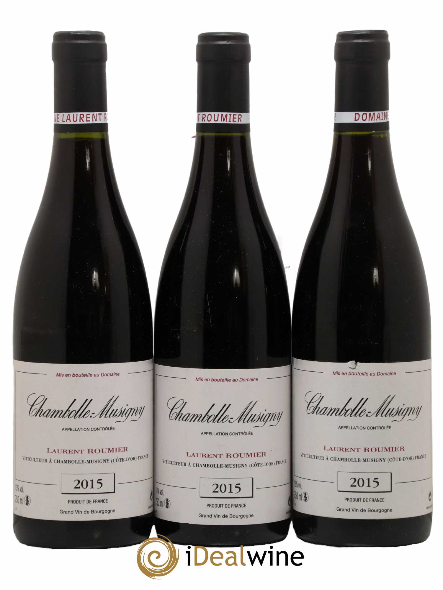 Chambolle-Musigny Laurent Roumier 2015 - Lot de 3 bouteilles - 0