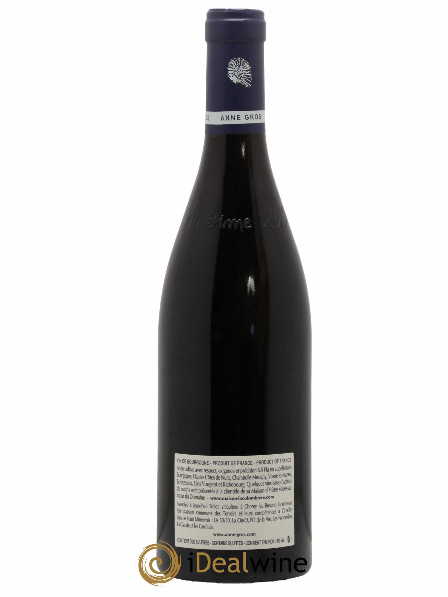 Richebourg Grand Cru Anne Gros 2015 - Lot de 1 bouteille - 1