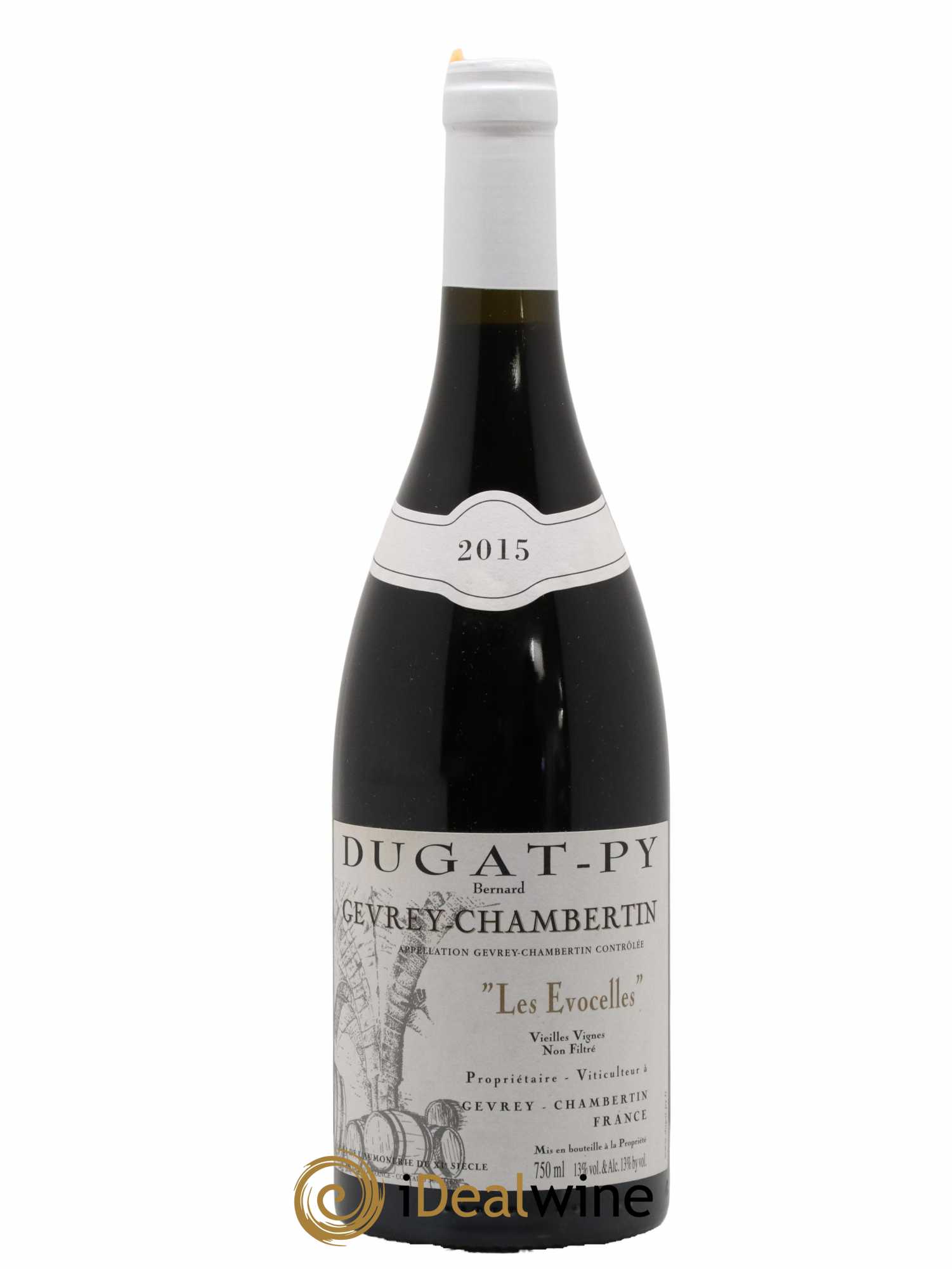 Gevrey-Chambertin Les Evocelles Vieilles Vignes Dugat-Py 2015 - Lot de 1 bouteille - 0