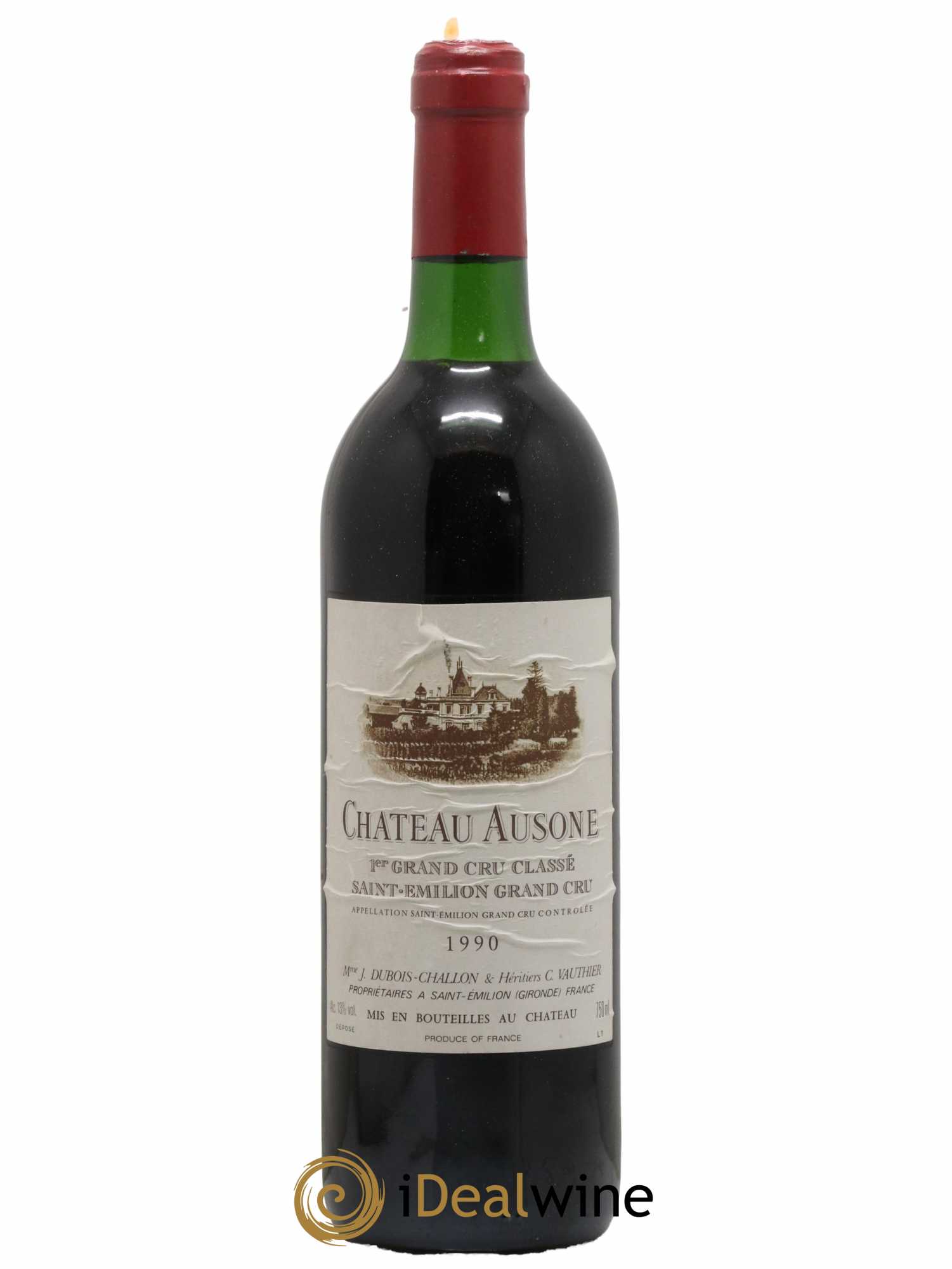 Château Ausone 1er Grand Cru Classé A 1990 - Lot de 1 bouteille - 0