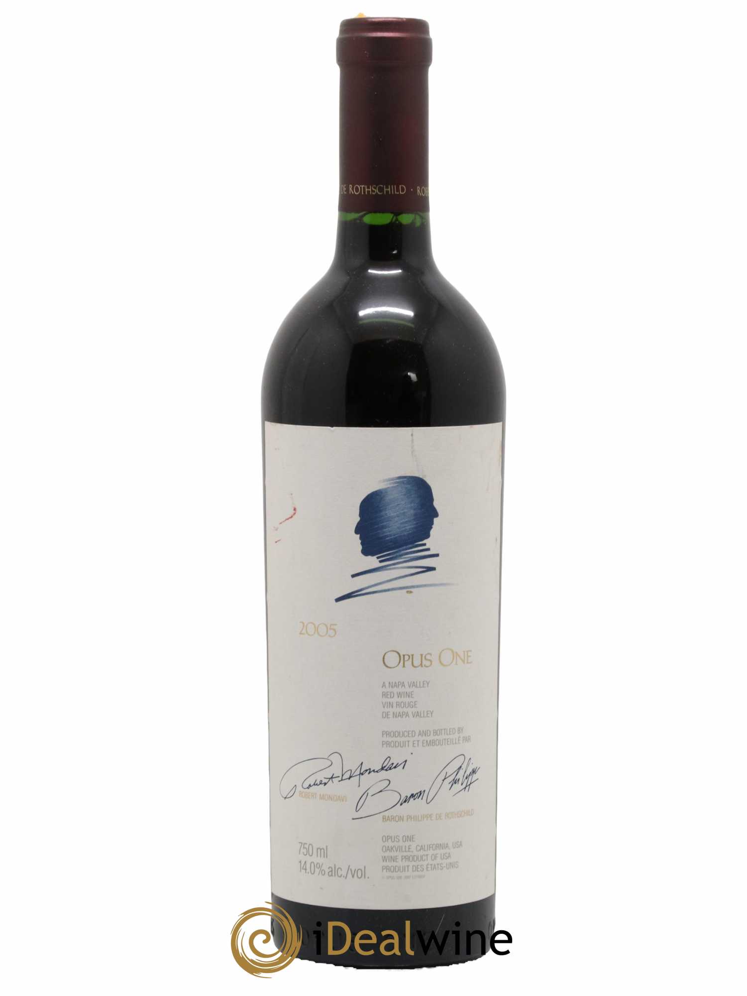 Napa Valley Opus One Robert Mondavi 2005 - Lot de 1 bouteille - 0