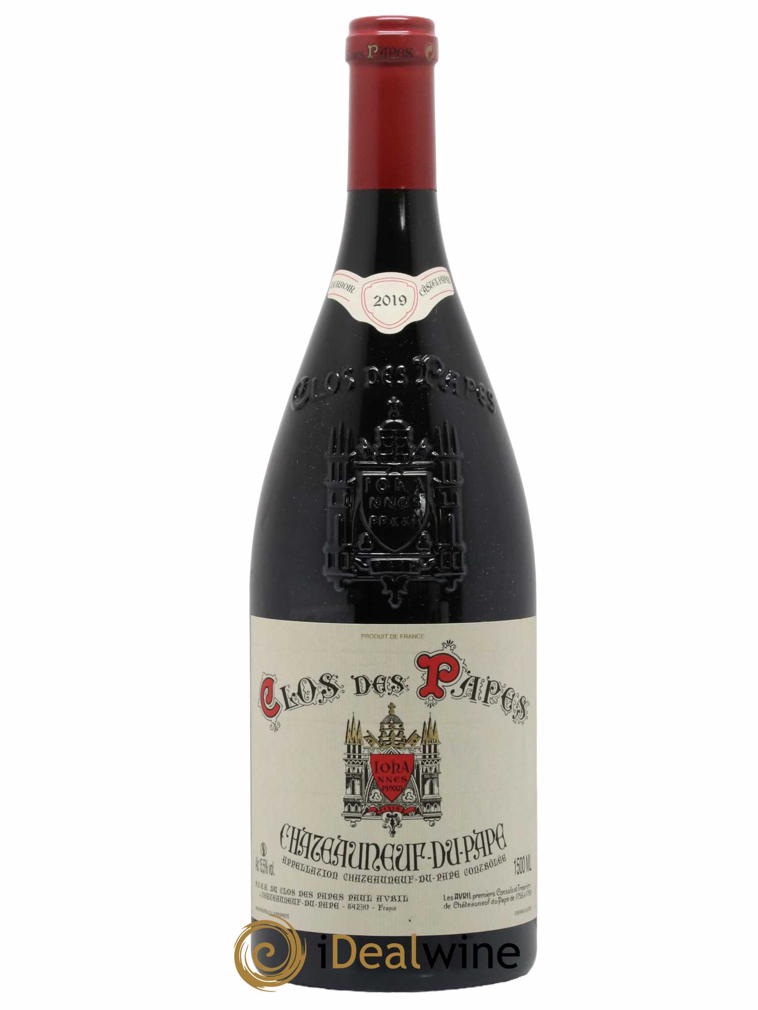 Châteauneuf-du-Pape Clos des Papes - Paul Avril 2019 - Lot de 1 magnum - 0