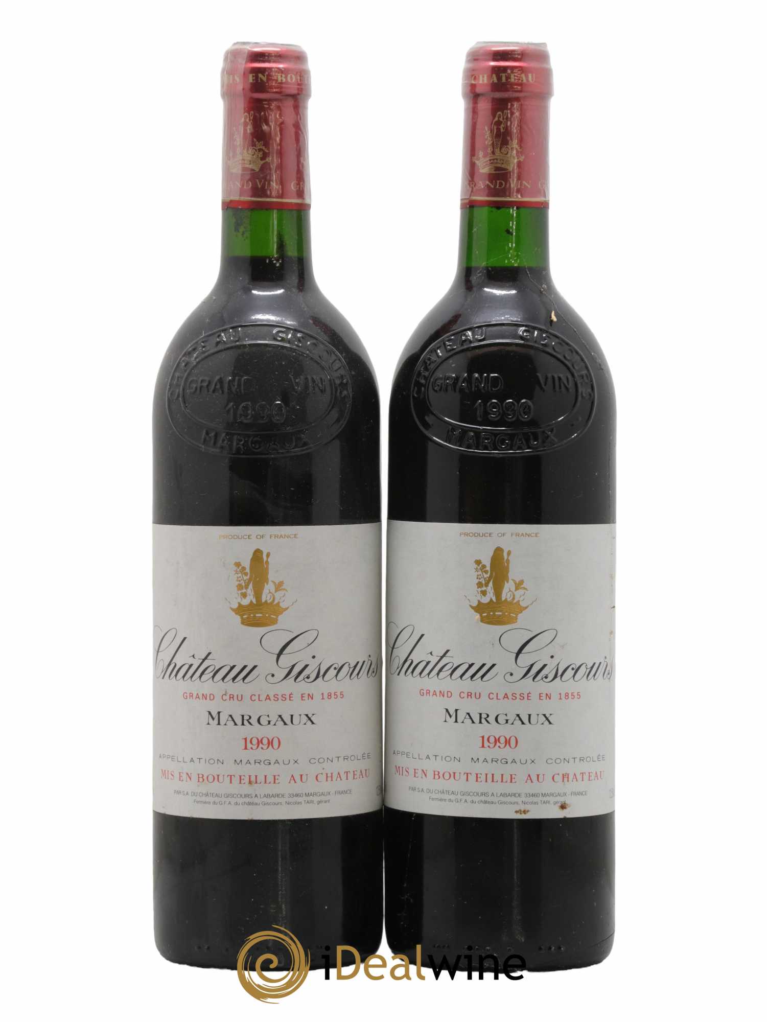 Château Giscours 3ème Grand Cru Classé 1990 - Lot de 2 bouteilles - 0