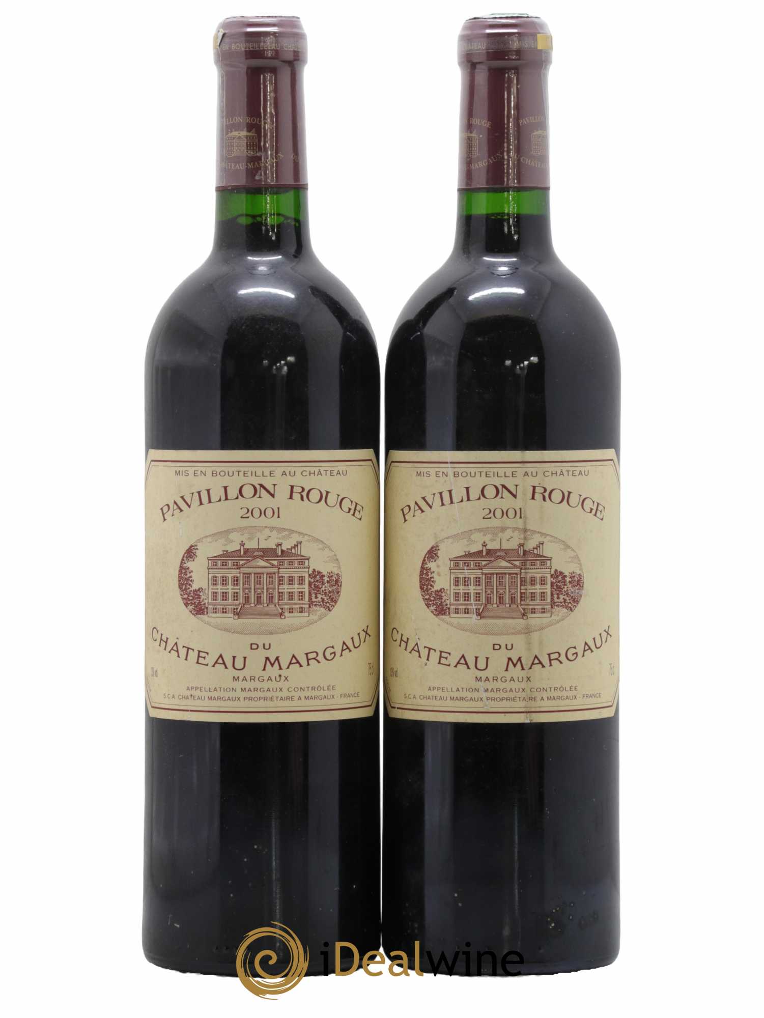 Pavillon Rouge du Château Margaux Second Vin 2001 - Lot de 2 bouteilles - 0