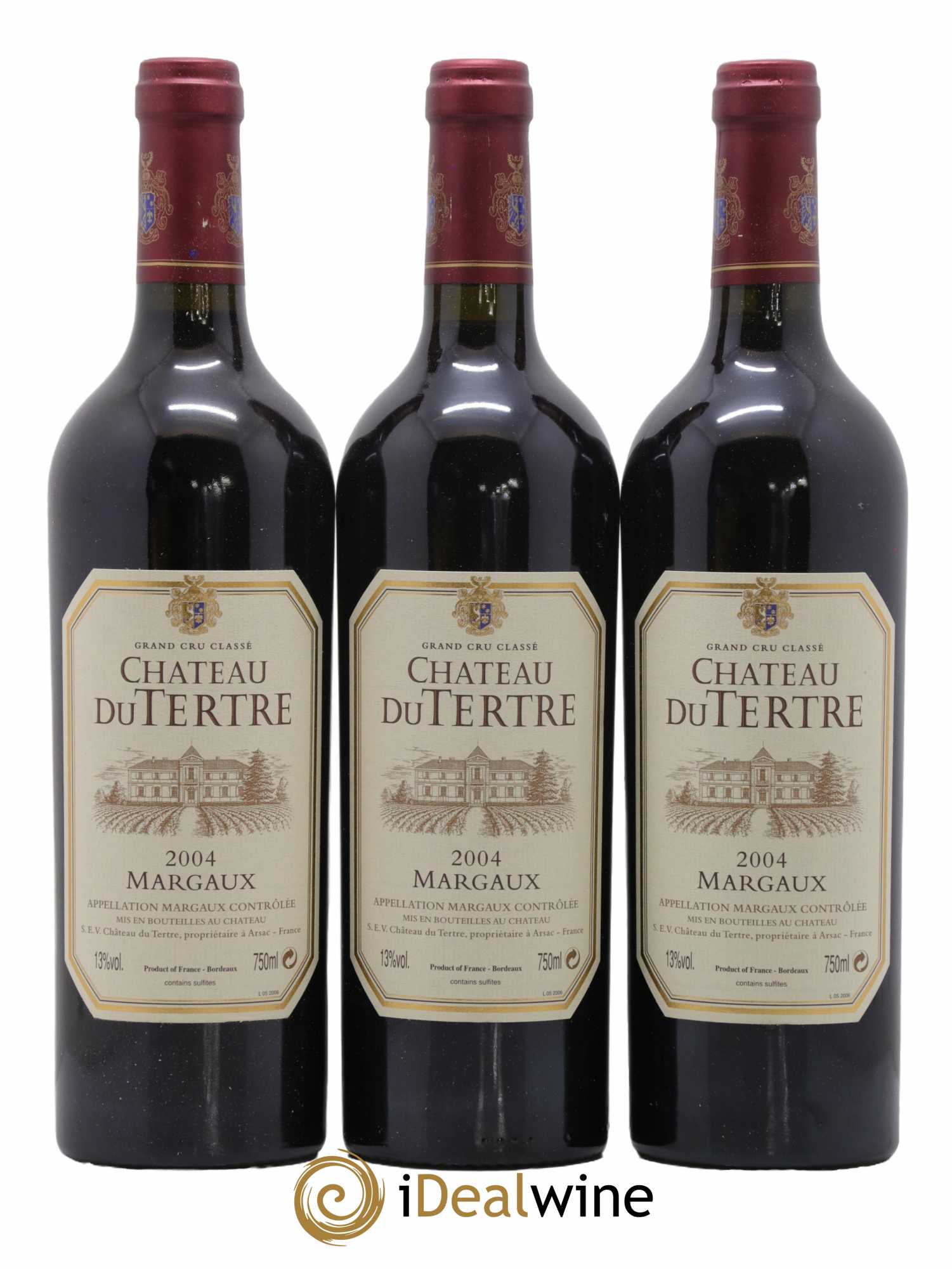 Château du Tertre 5ème Grand Cru Classé 2004 - Lotto di 12 bottiglie - 2
