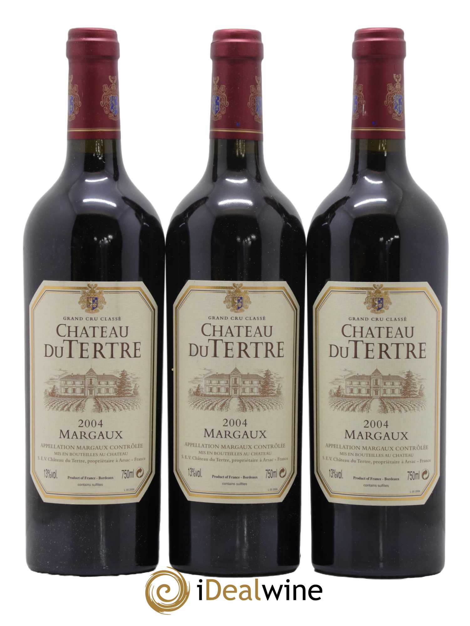 Château du Tertre 5ème Grand Cru Classé 2004 - Lotto di 12 bottiglie - 3
