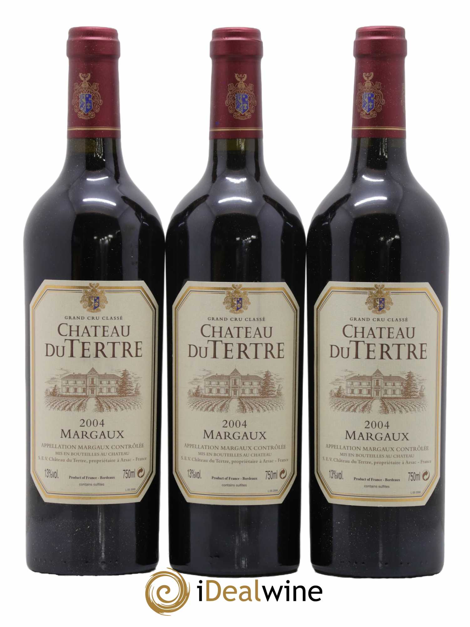 Château du Tertre 5ème Grand Cru Classé 2004 - Lotto di 12 bottiglie - 4