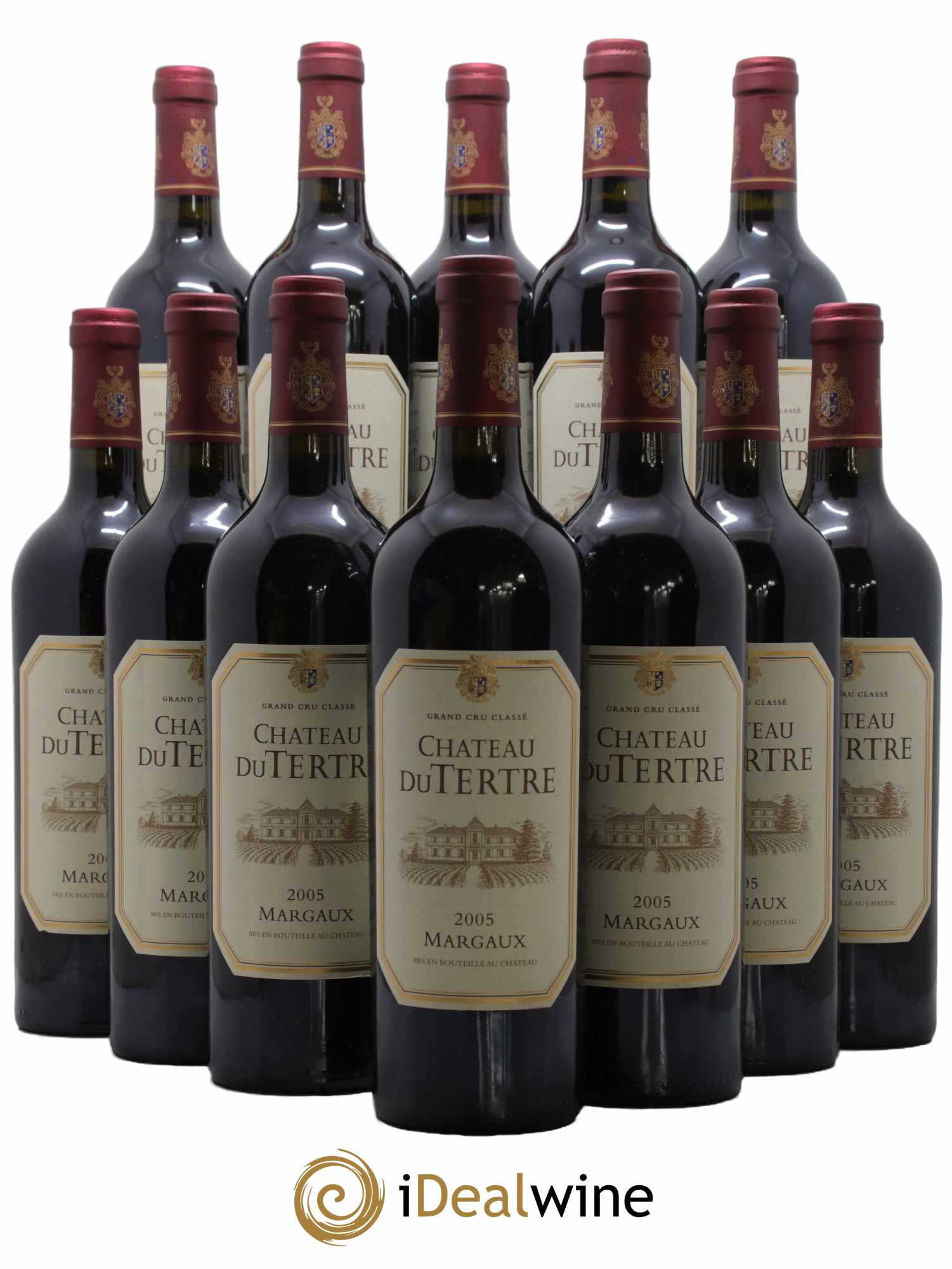 Château du Tertre 5ème Grand Cru Classé 2005 - Lot de 12 bouteilles - 0
