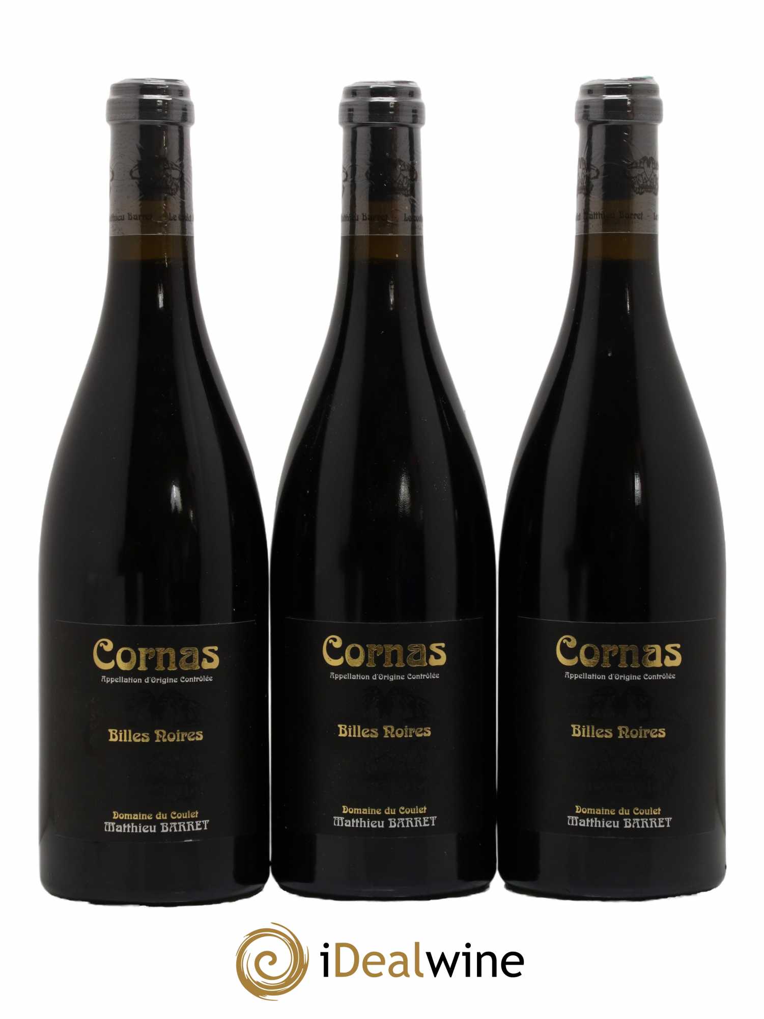 Cornas Billes Noires Coulet (Domaine du) - Matthieu Barret 2014 - Lot de 3 bouteilles - 0
