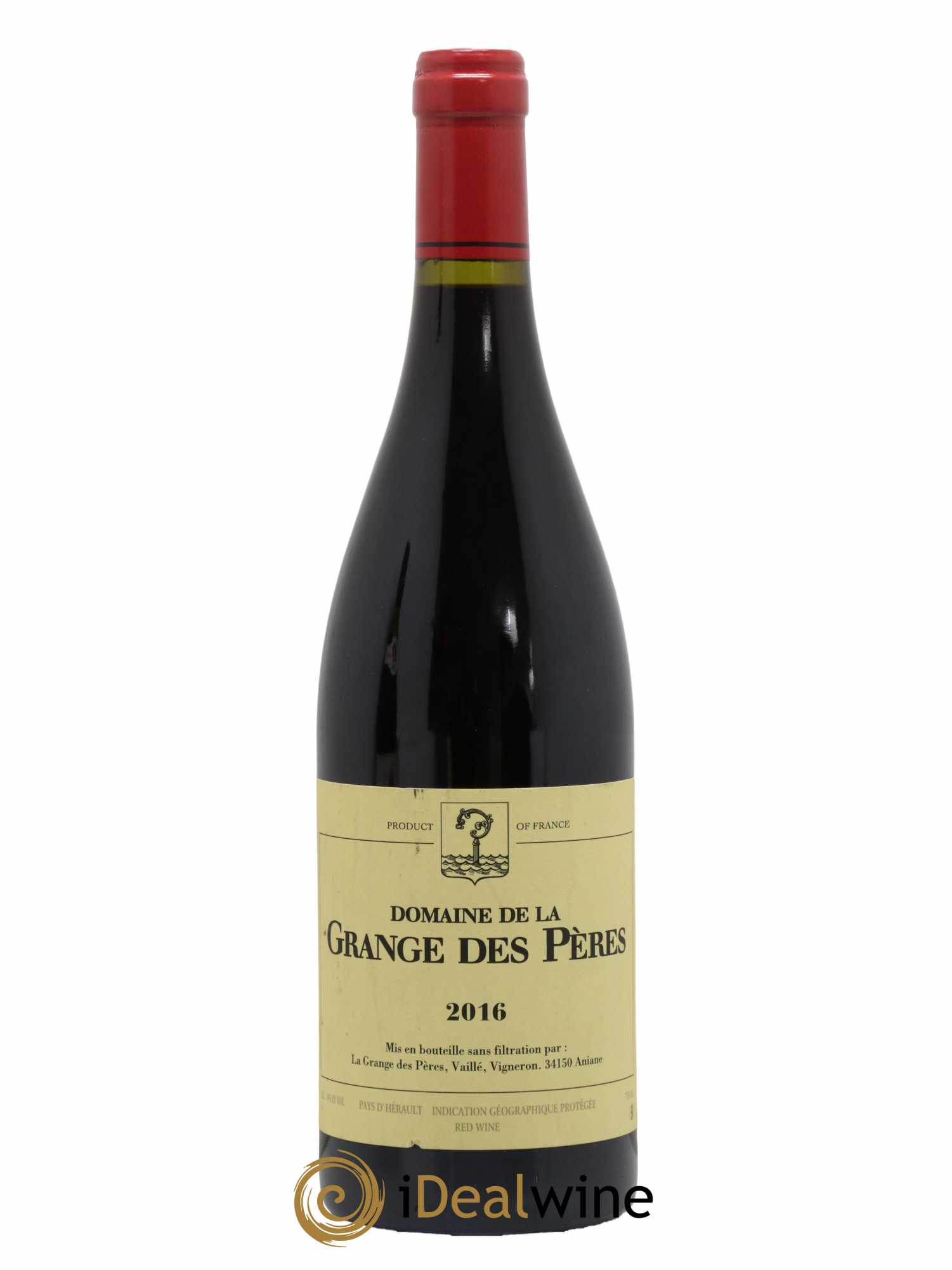 Pays d'Hérault Grange des Pères Laurent Vaillé 2016 - Lot de 1 bouteille - 0