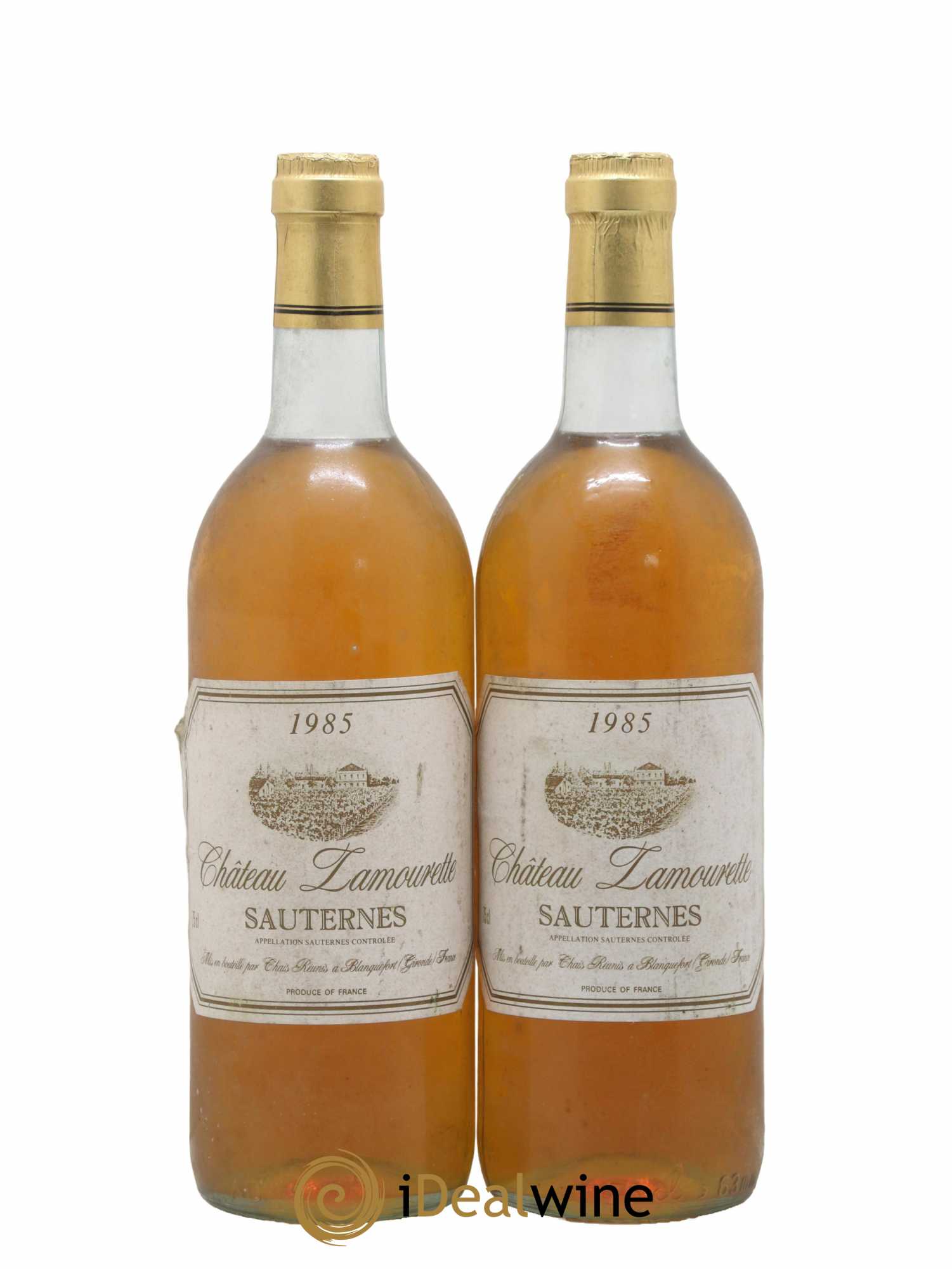 Sauternes Chateau Lamourette 1985 - Lotto di 2 bottiglie - 0