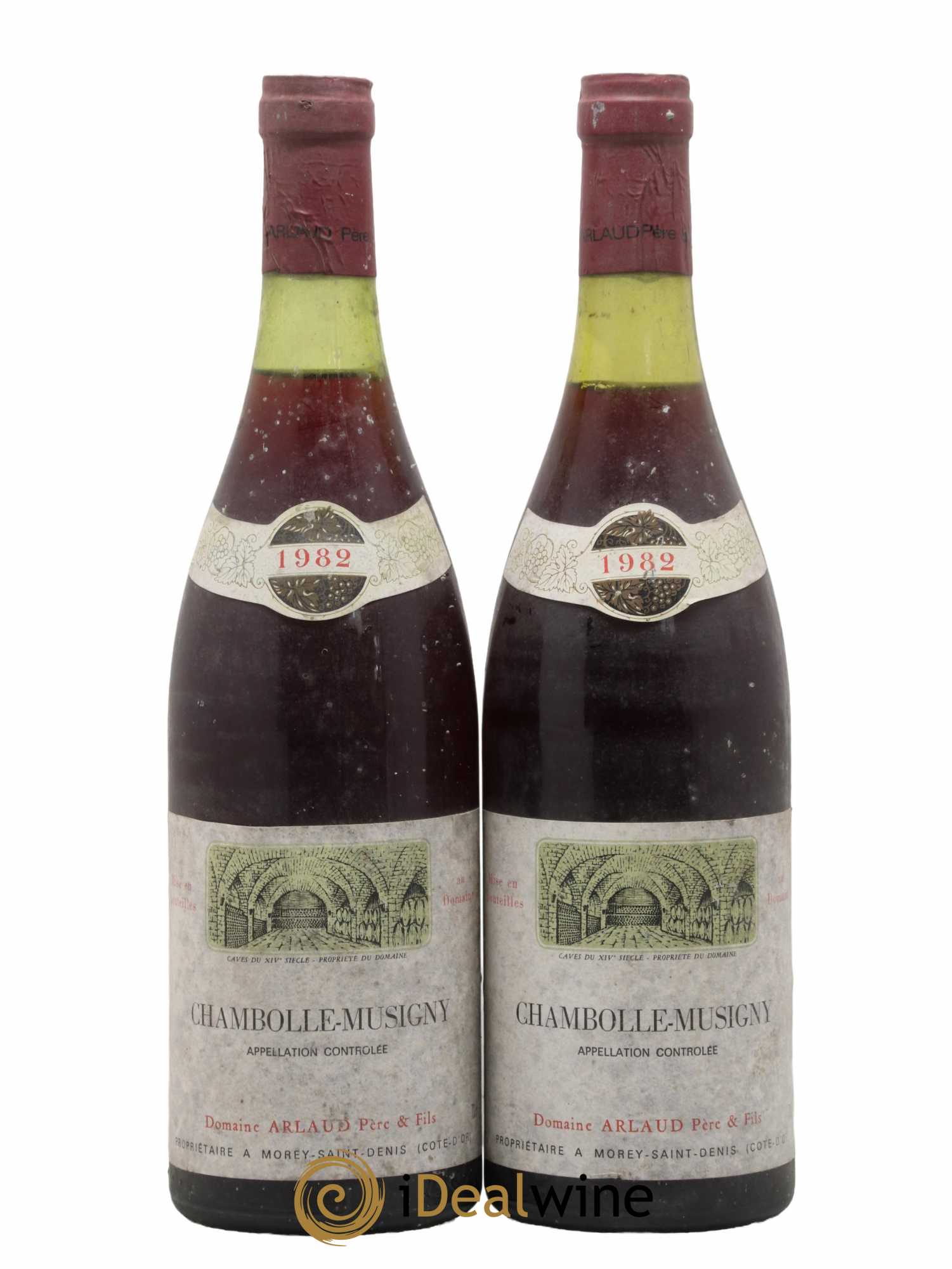 Chambolle-Musigny Arlaud 1982 - Lot de 2 bouteilles - 0