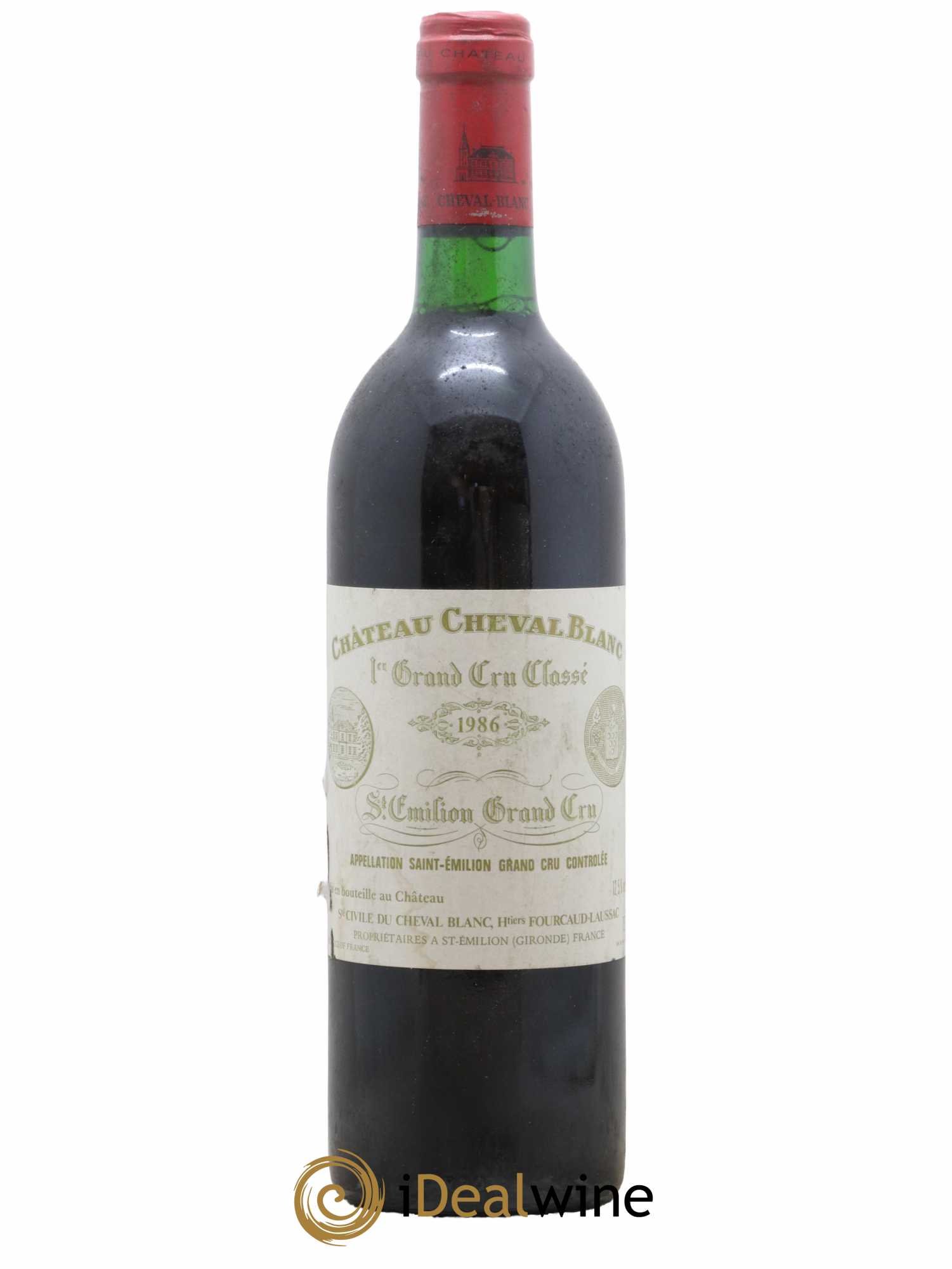 Château Cheval Blanc 1er Grand Cru Classé A 1986 - Lot de 1 bouteille - 0