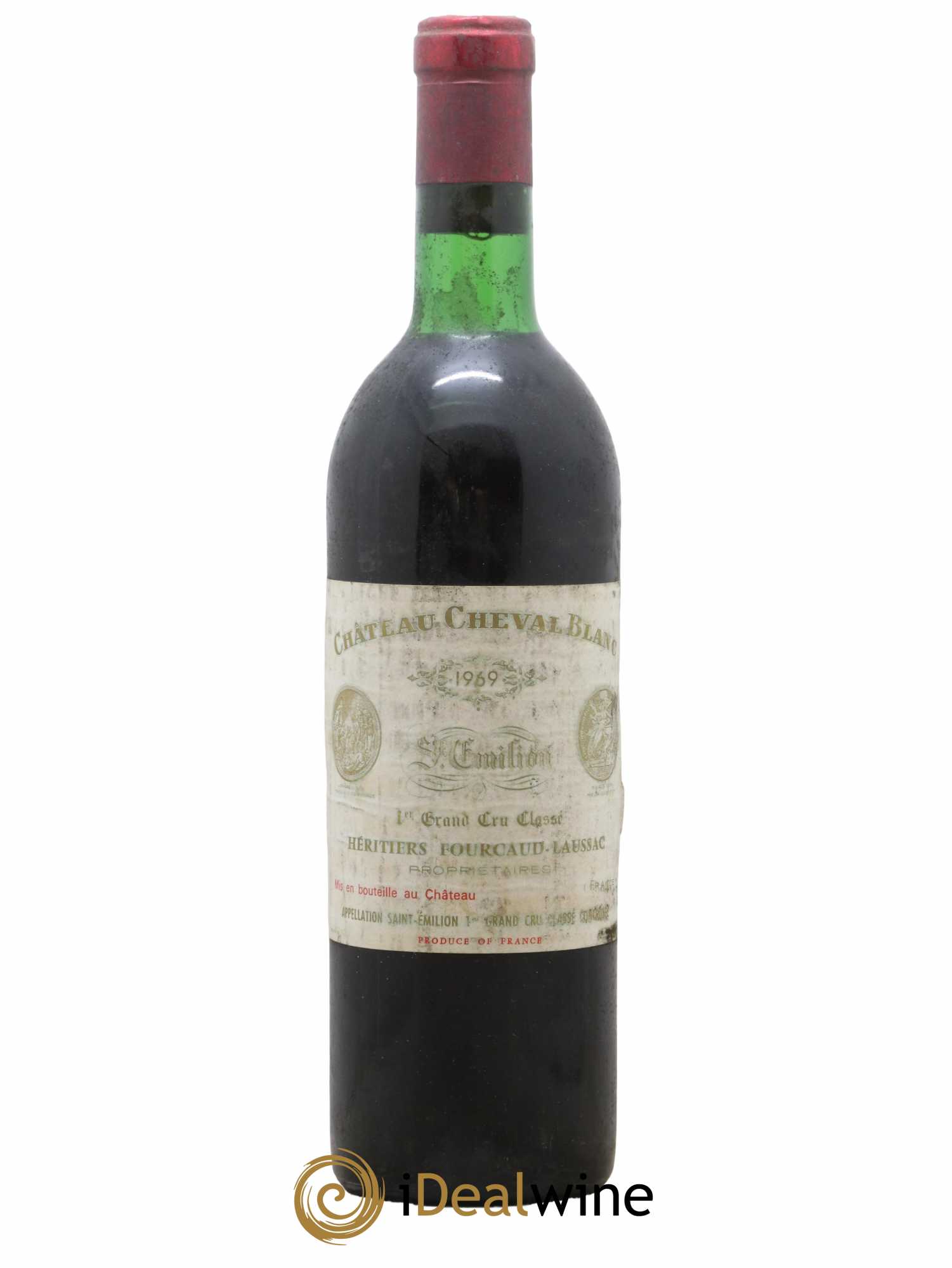 Château Cheval Blanc 1er Grand Cru Classé A 1969 - Lot de 1 bouteille - 0