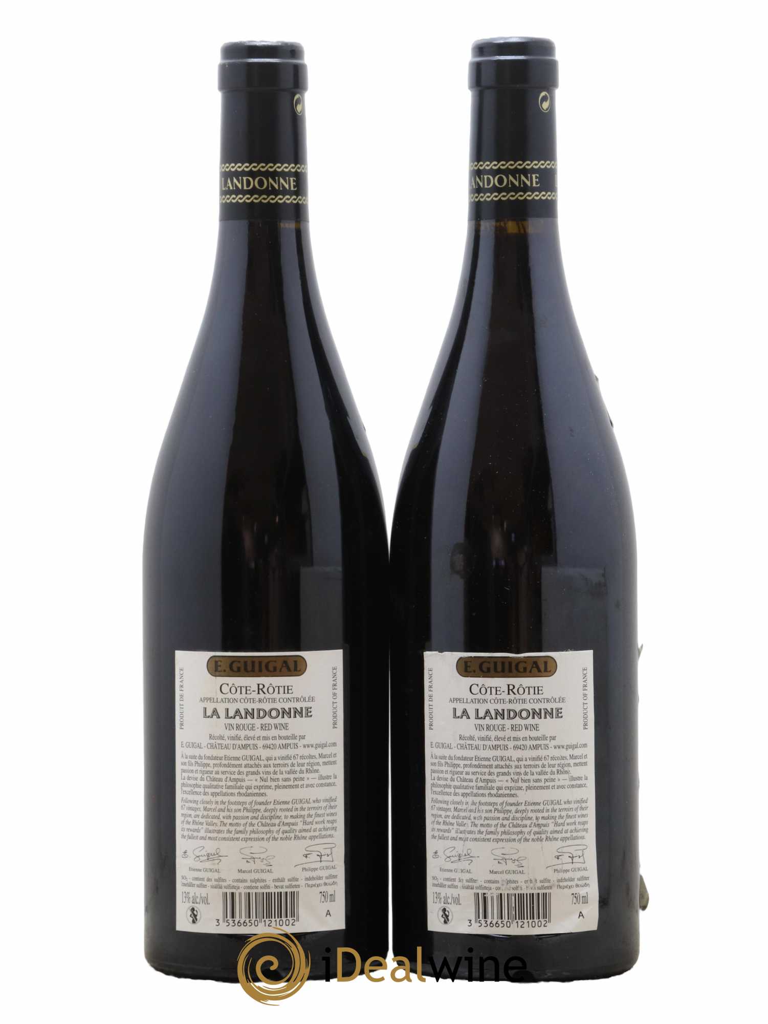 Côte-Rôtie La Landonne Guigal 2008 - Lot de 2 bouteilles - 1
