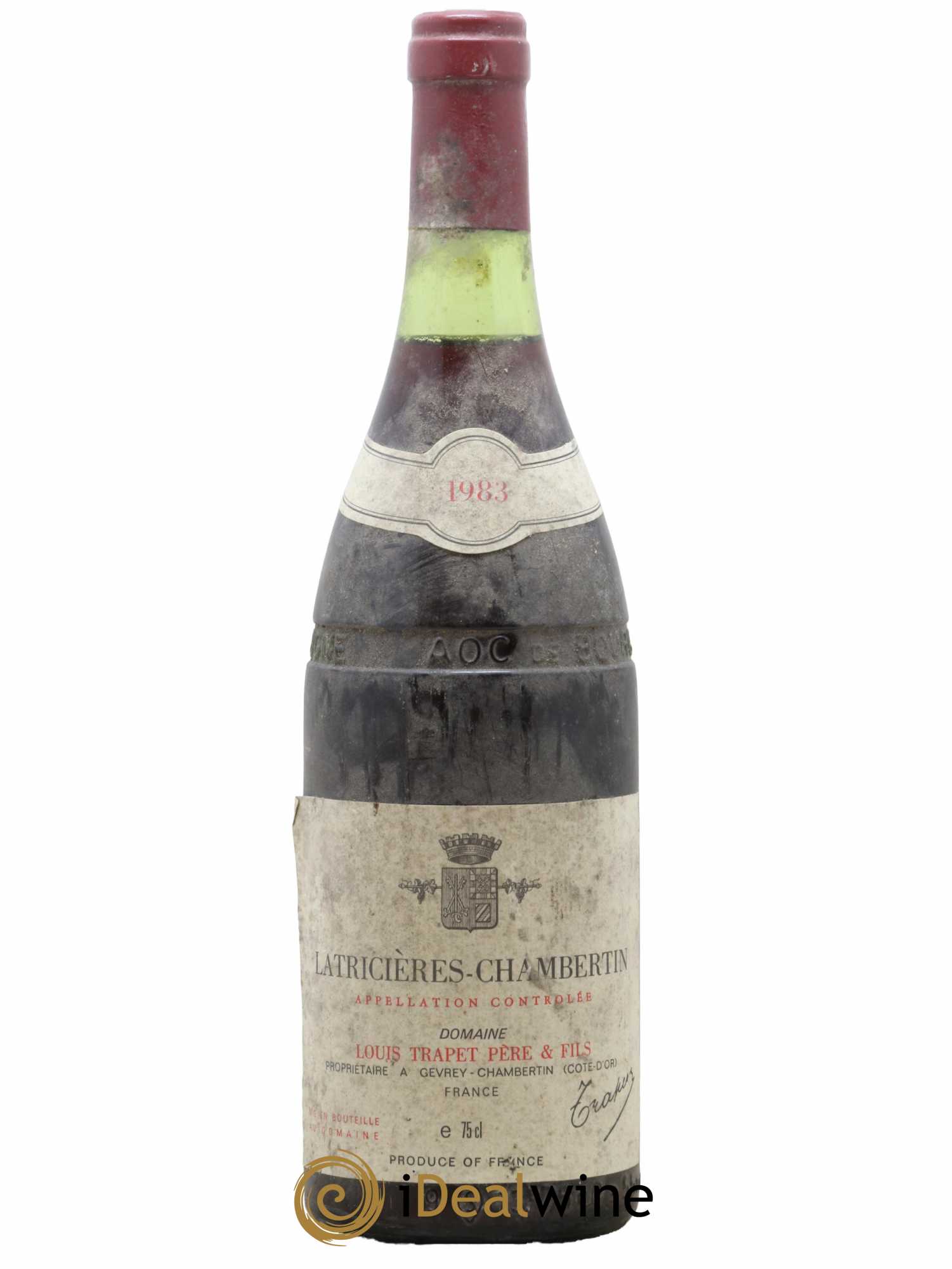 Latricières-Chambertin Grand Cru Domaine Trapet 1983 - Lot de 1 bouteille - 0