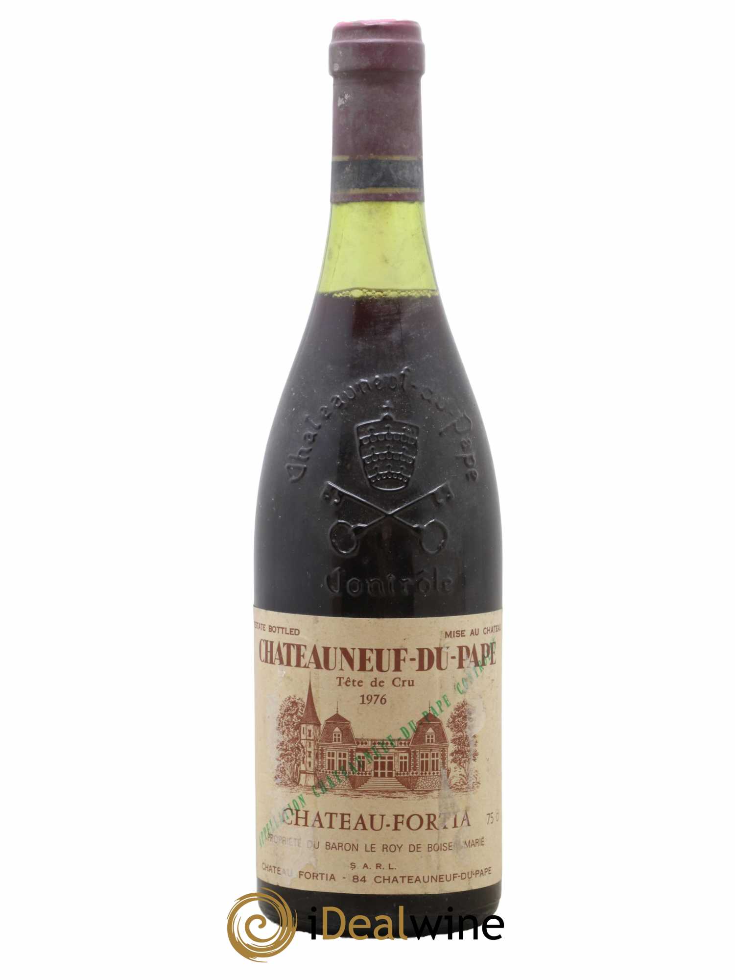 Châteauneuf-du-Pape Château Fortia 1976 - Lot de 1 bouteille - 0