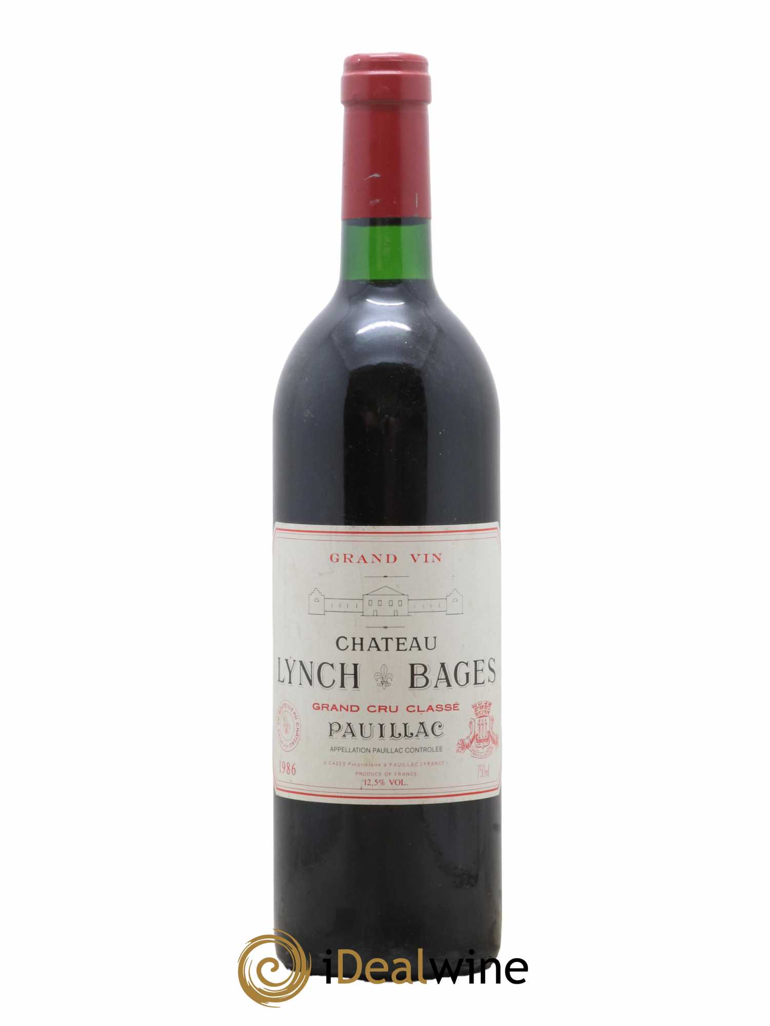 Château Lynch Bages 5ème Grand Cru Classé 1986 - Lot de 1 bouteille - 0