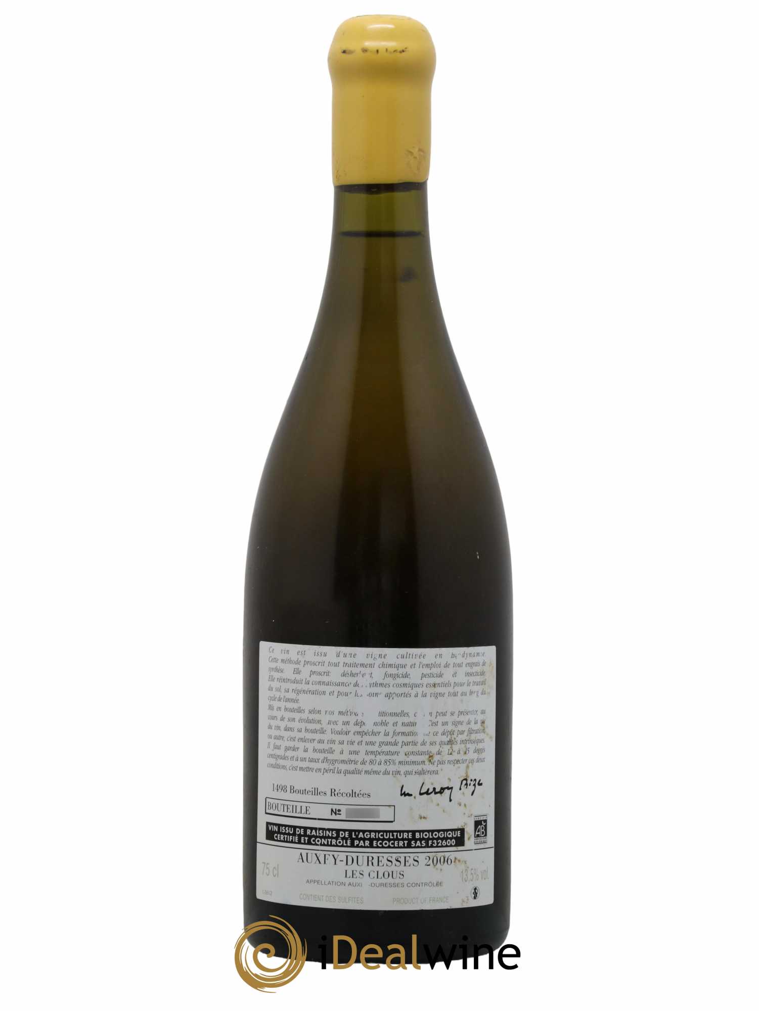 Auxey-Duresses Les Clous d'Auvenay (Domaine) 2006 - Lot de 1 bouteille - 1