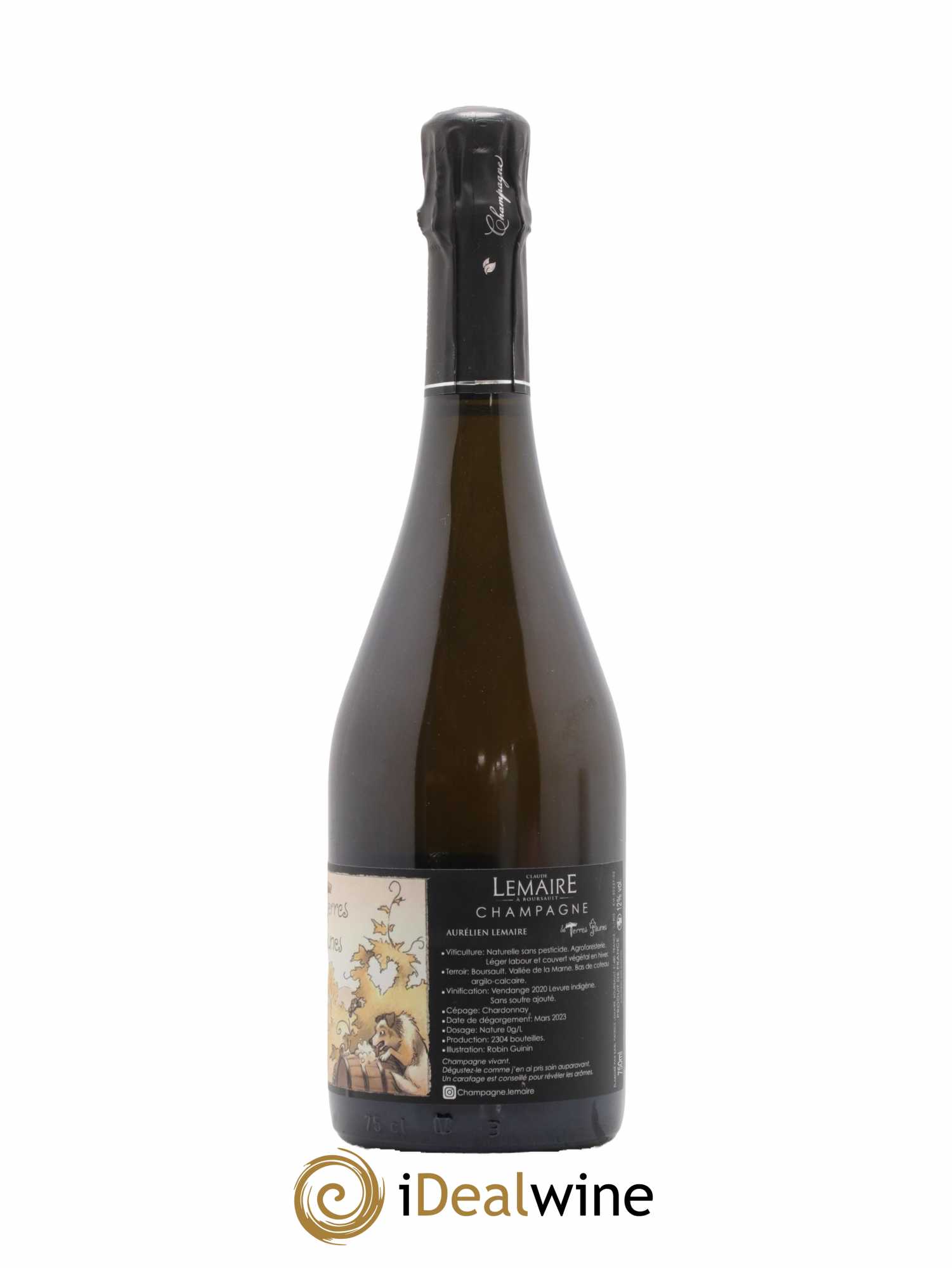 Les Terres Jaunes Aurélien Lemaire 2020 - Lot de 1 bouteille - 1