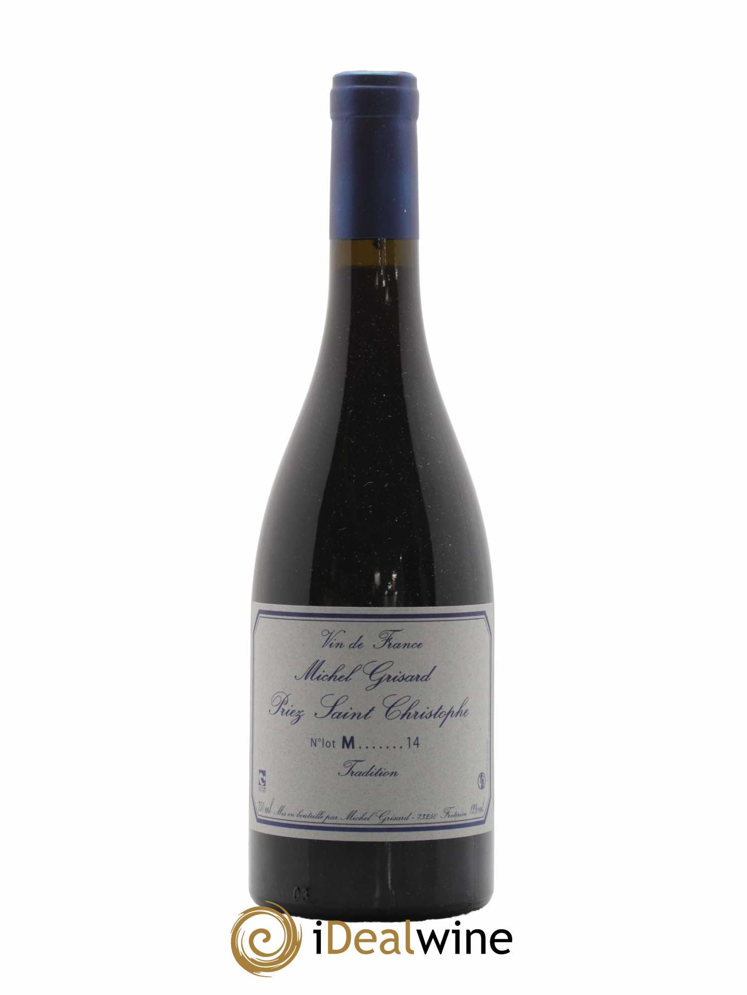 Vin de France Priez Saint Christophe Michel Grisard 2014 - Lot de 1 bouteille - 0