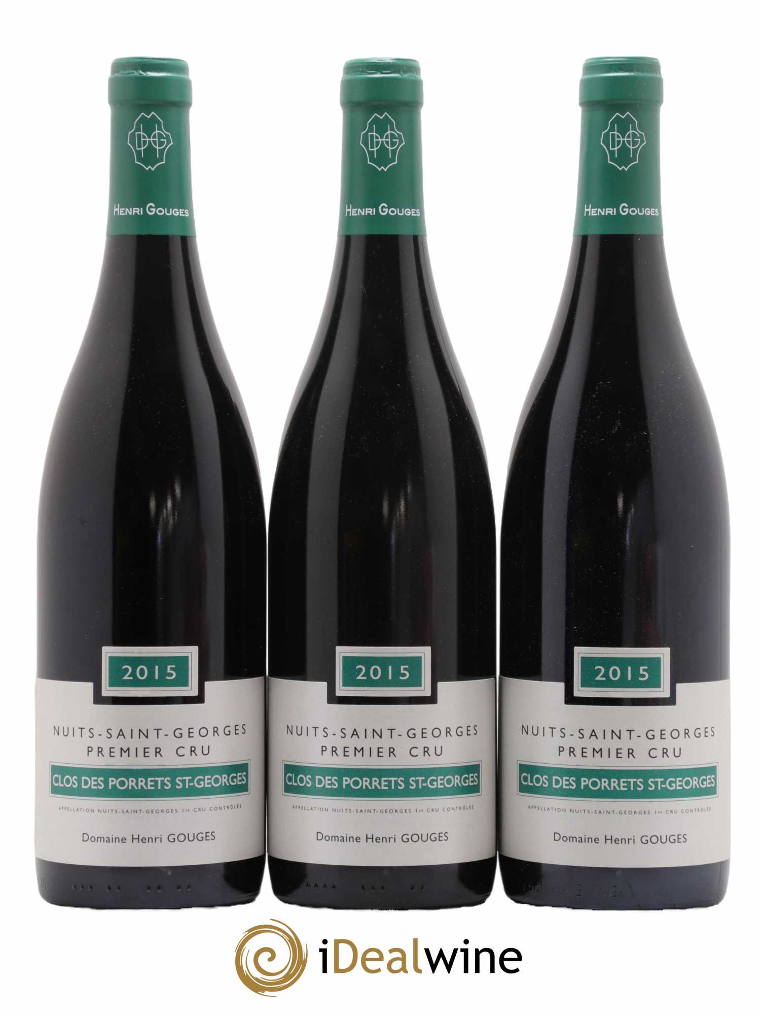 Nuits-Saint-Georges 1er Cru Clos des Porrets St Georges Henri Gouges 2015 - Posten von 3 Flaschen - 0