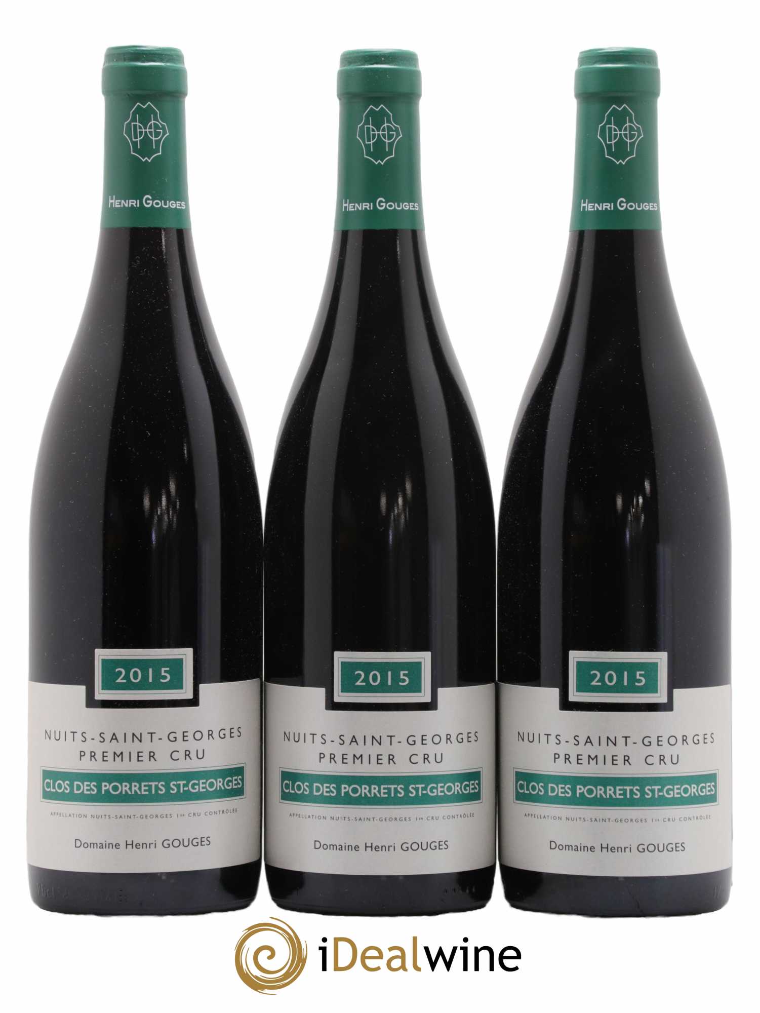 Nuits-Saint-Georges 1er Cru Clos des Porrets St Georges Henri Gouges 2015 - Posten von 3 Flaschen - 0