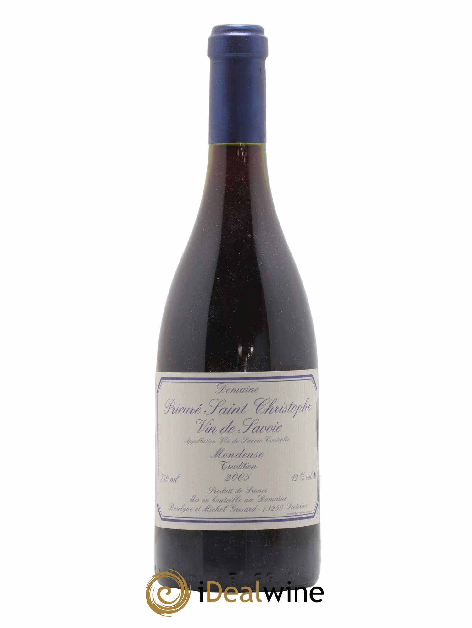 Vin de Savoie Mondeuse Tradition Prieuré Saint Christophe (Domaine) 2005 - Lot de 1 bouteille - 0