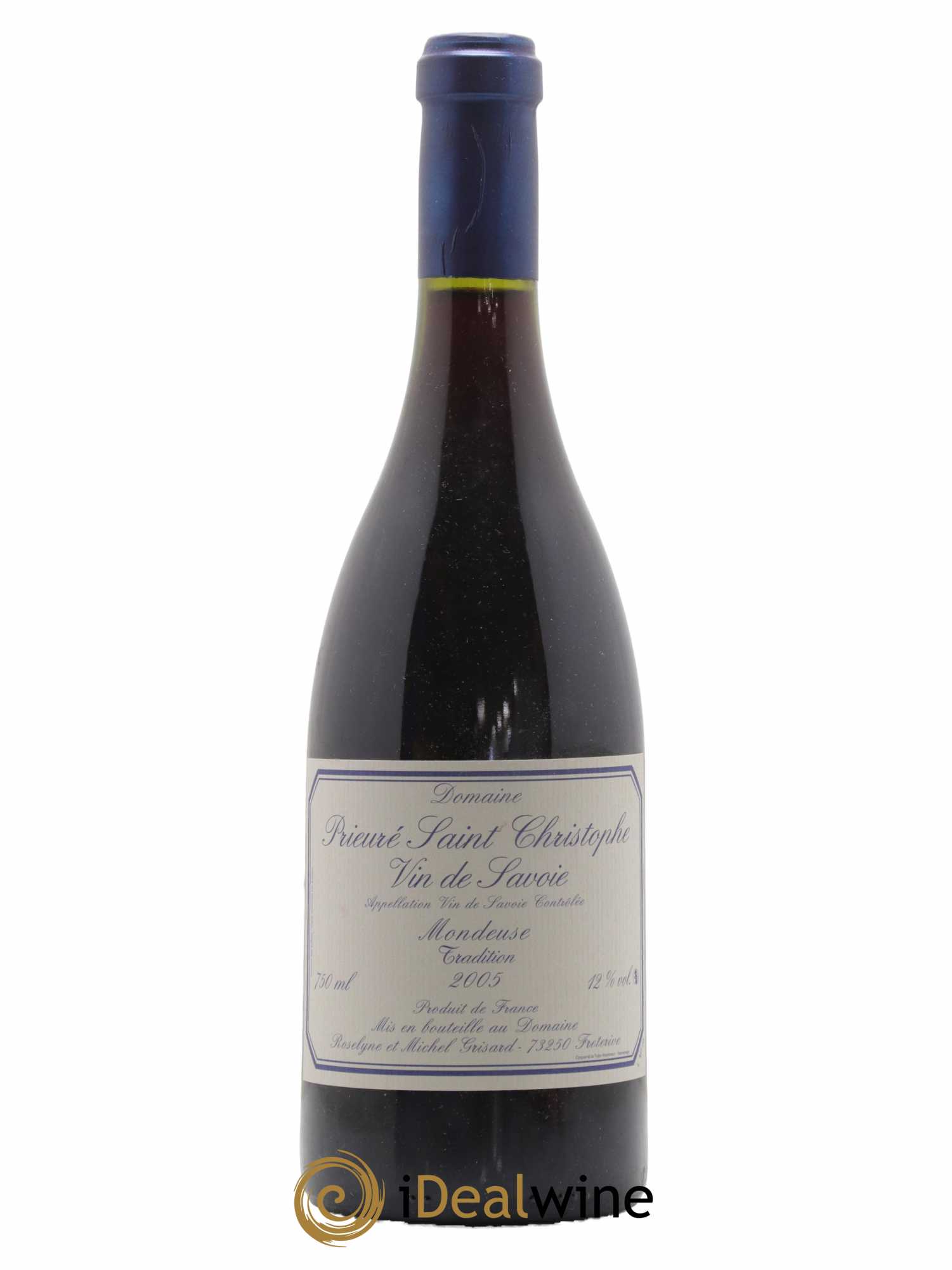 Vin de Savoie Mondeuse Tradition Prieuré Saint Christophe (Domaine) 2005 - Lot de 1 bouteille - 0
