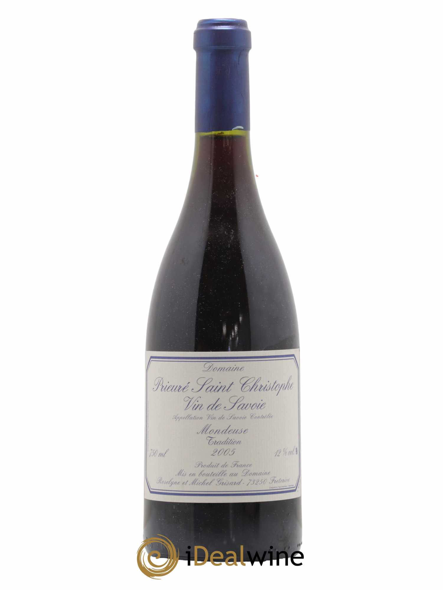 Vin de Savoie Mondeuse Tradition Prieuré Saint Christophe (Domaine) 2005 - Lot de 1 bouteille - 0