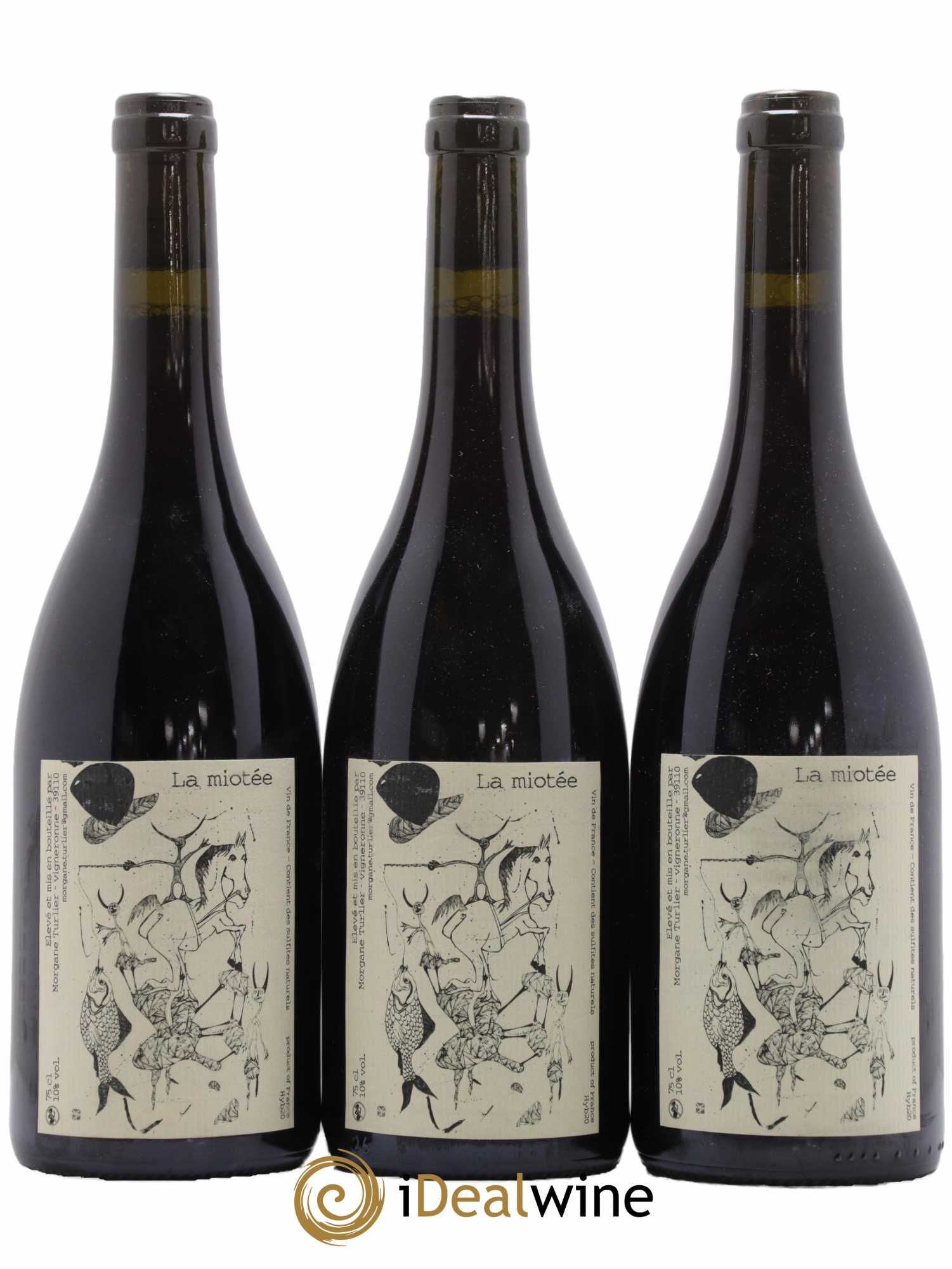 Vin de France La Miotée Morgane Turlier 2020 - Lot de 3 bouteilles - 0