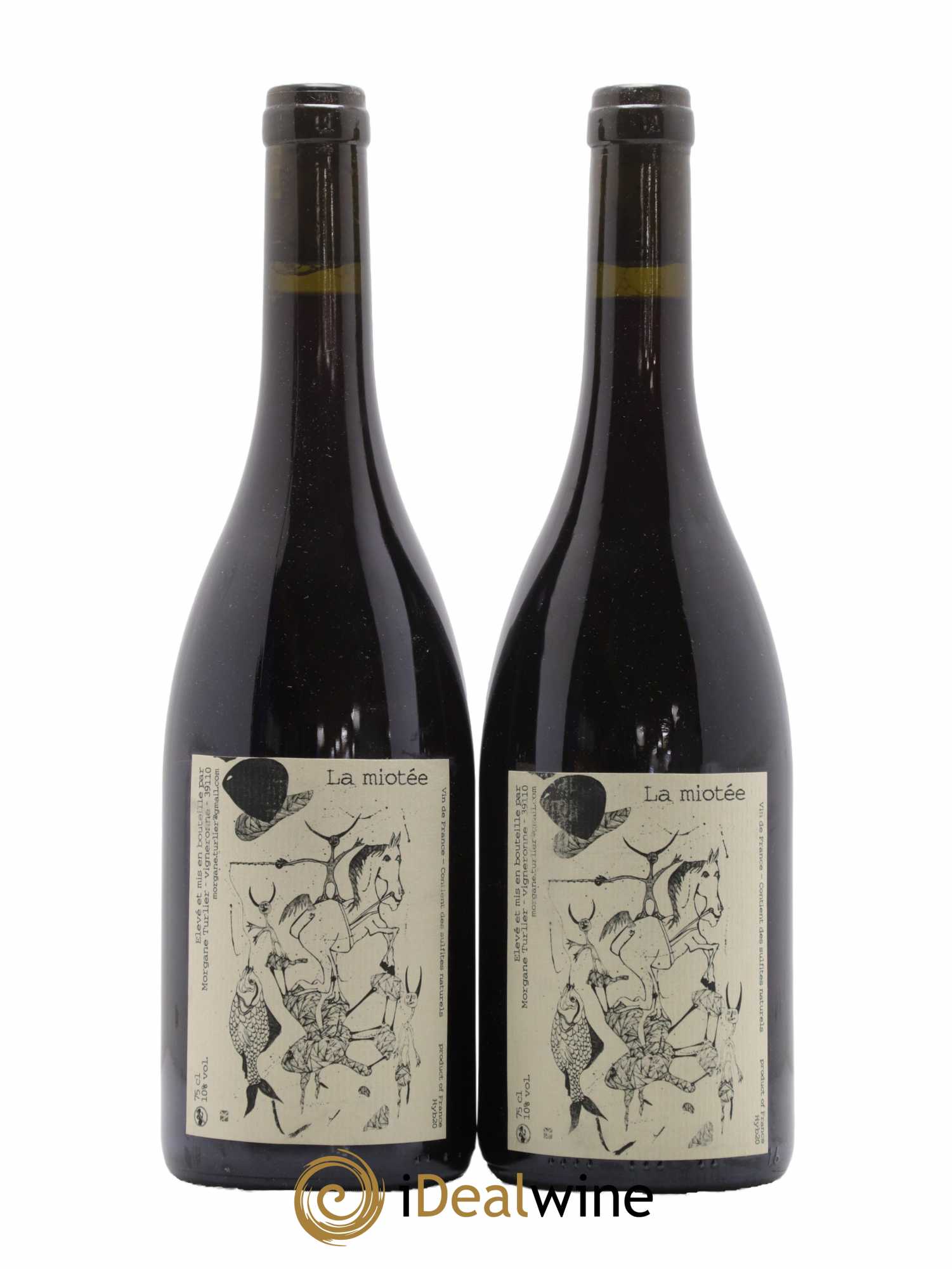 Vin de France La Miotée Morgane Turlier 2020 - Lot de 2 bouteilles - 0