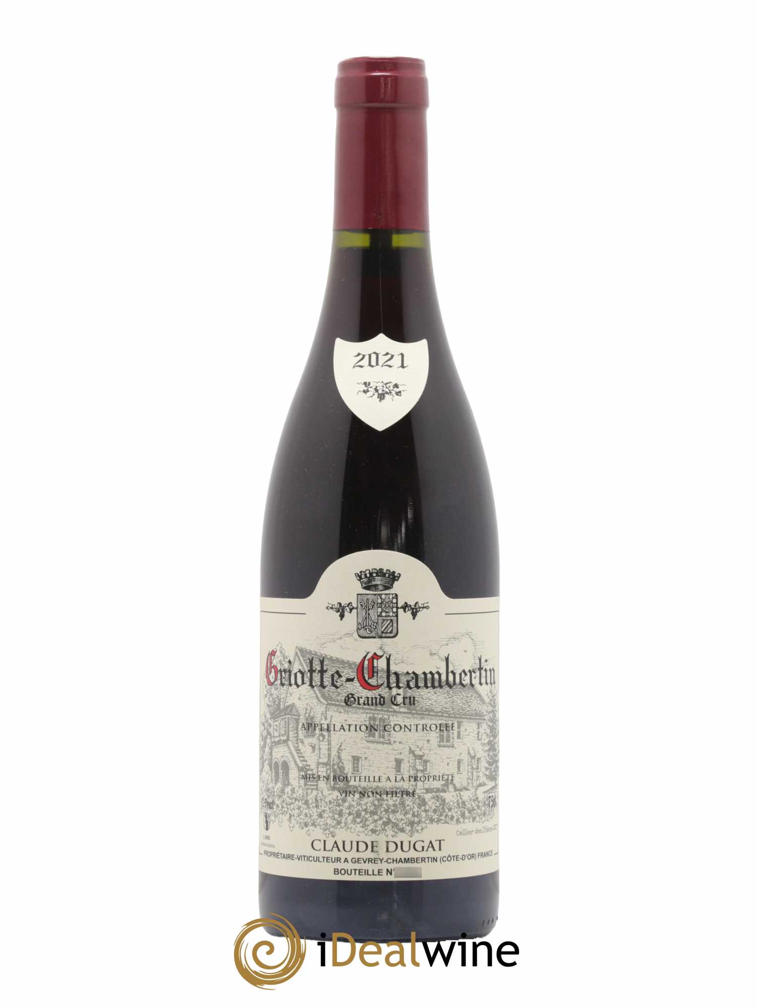 Griotte-Chambertin Grand Cru Claude Dugat 2021 - Lot de 1 bouteille - 0