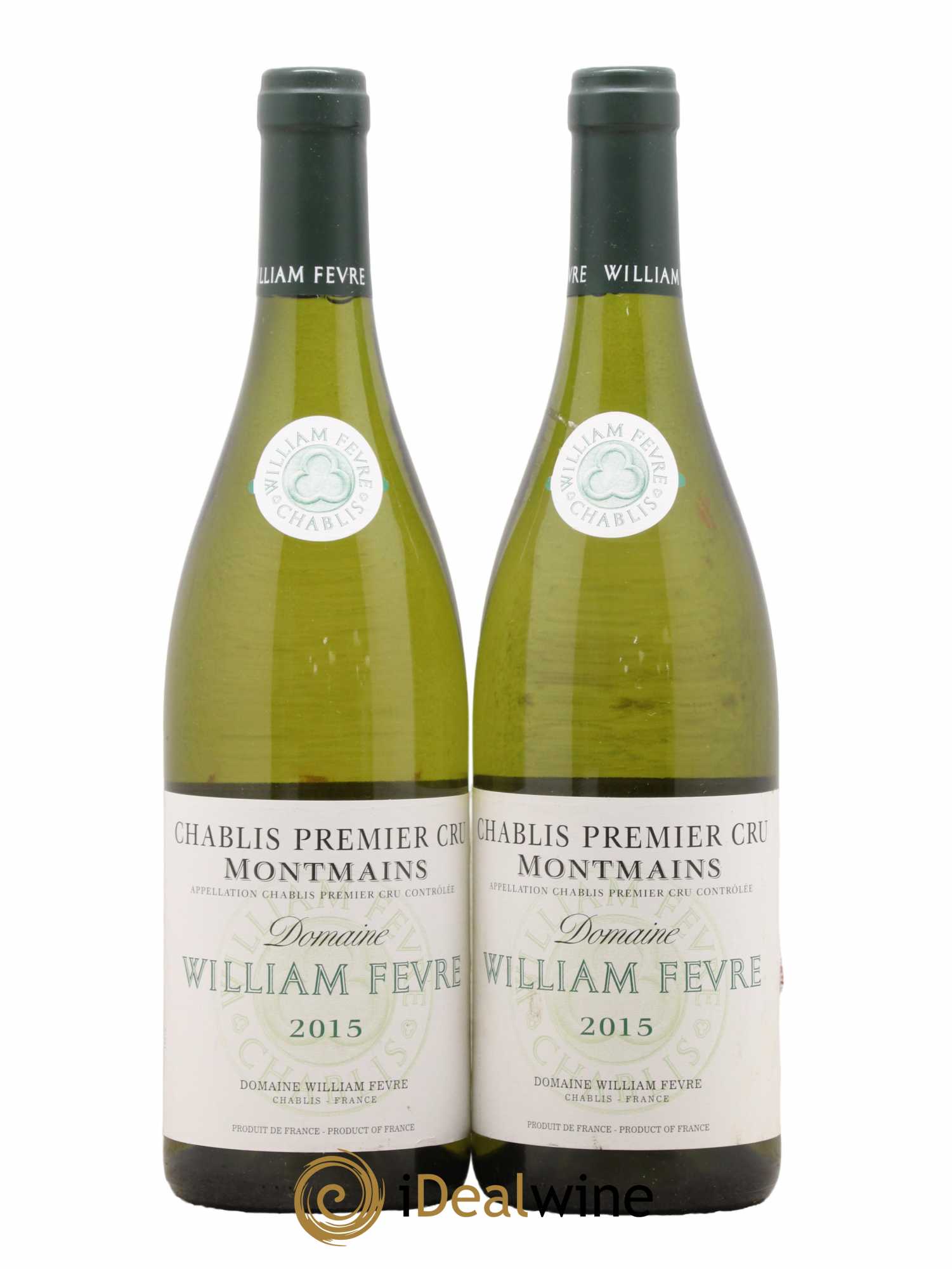 Chablis 1er Cru Montmains William Fèvre 2015 - Lot de 2 bouteilles - 0