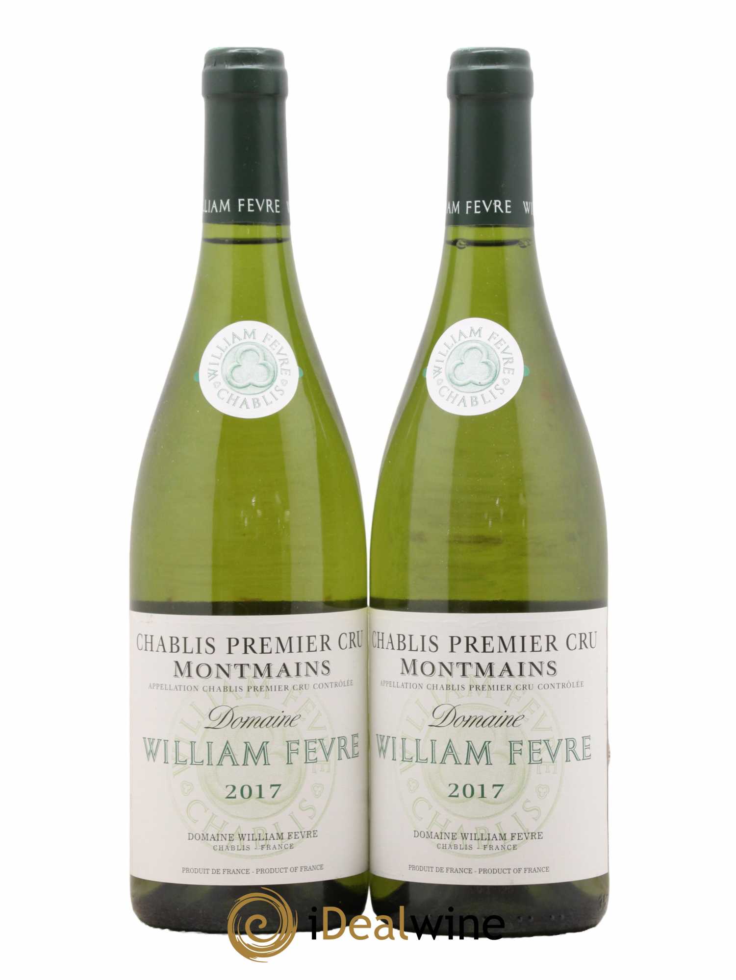 Chablis 1er Cru Montmains William Fèvre 2017 - Lot de 2 bouteilles - 0